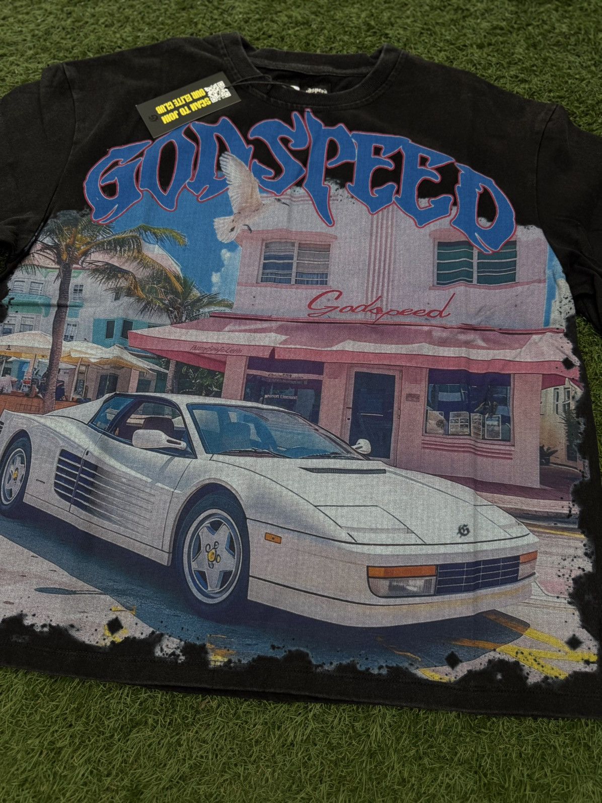 Godspeed Godspeed Black Miami Car Tee Shirt Size M (NEW) Size US M / EU 48-50 / 2 - 3 Thumbnail