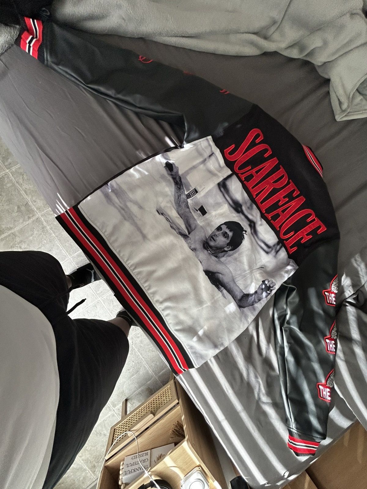 Fashion Nova Scarface jacket Size US XL / EU 56 / 4 - 2 Thumbnail