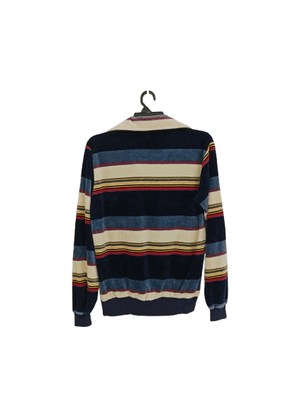 Esprit Vintage 80s Esprit Sweatshirt Jumper Stripes Design Size US M / EU 48-50 / 2 - 2 Thumbnail