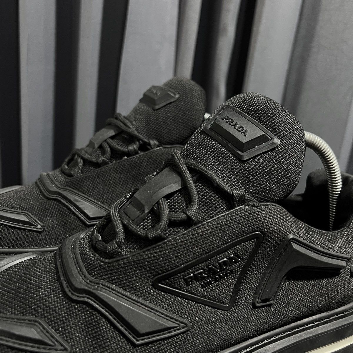 Prada Prada Milano Mesh Sneakers Black Size US 8 / EU 41 - 3 Thumbnail