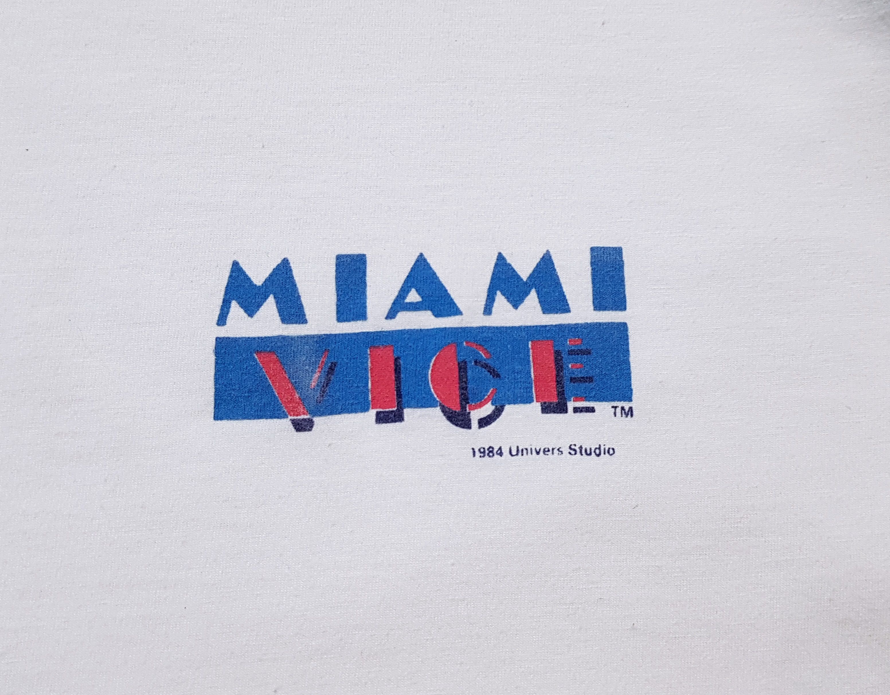 Universal Studios Miami Vice Vintage 1984 Universal Long Sleeve Pullover sz 5 Size US M / EU 48-50 / 2 - 3 Thumbnail