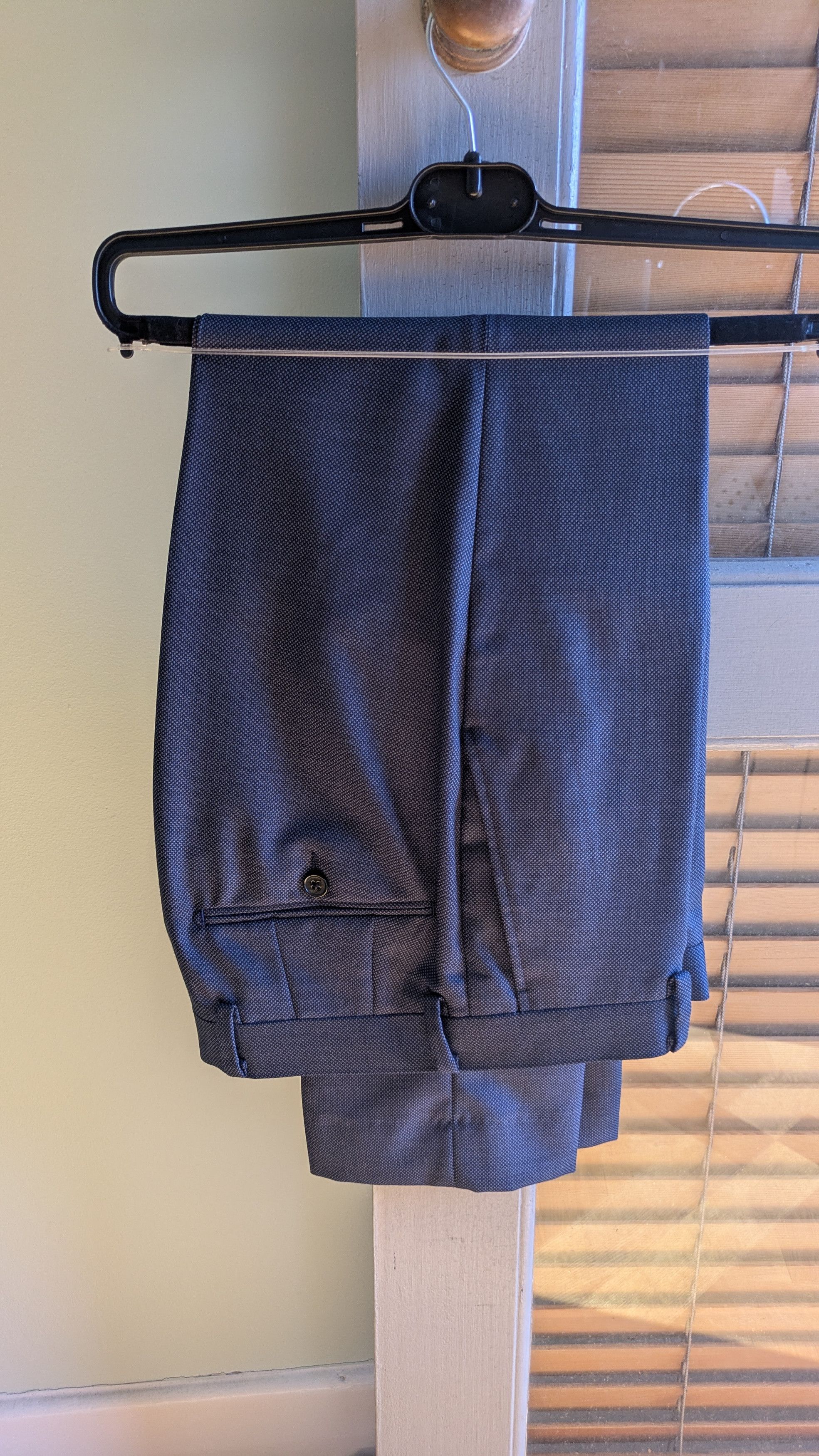 Blue Prince of Wales Check Trousers
