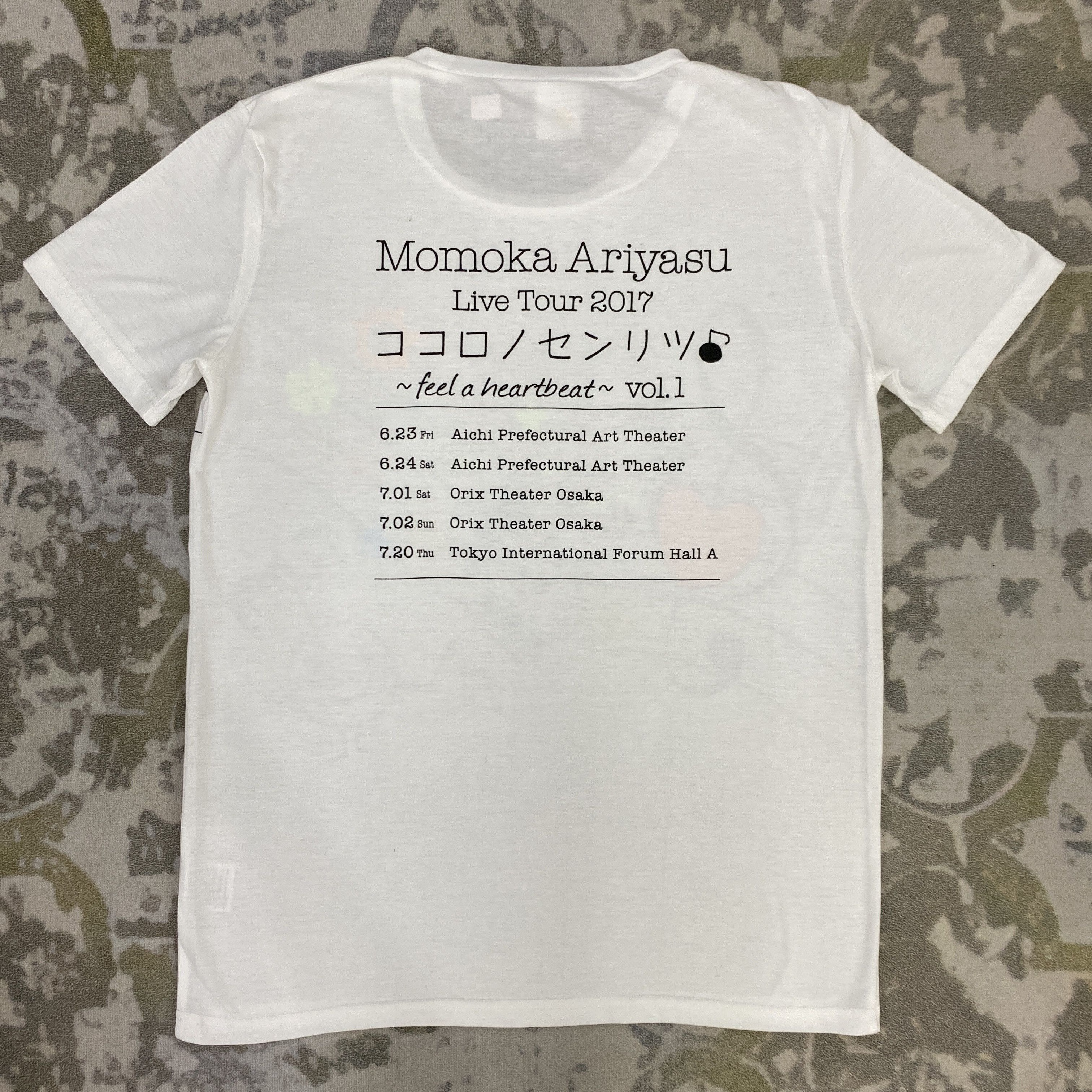 Japanese Brand Vintage Momoka Ariyasu Live tour 2017 Tshirt - K080 Size US M / EU 48-50 / 2 - 5 Thumbnail