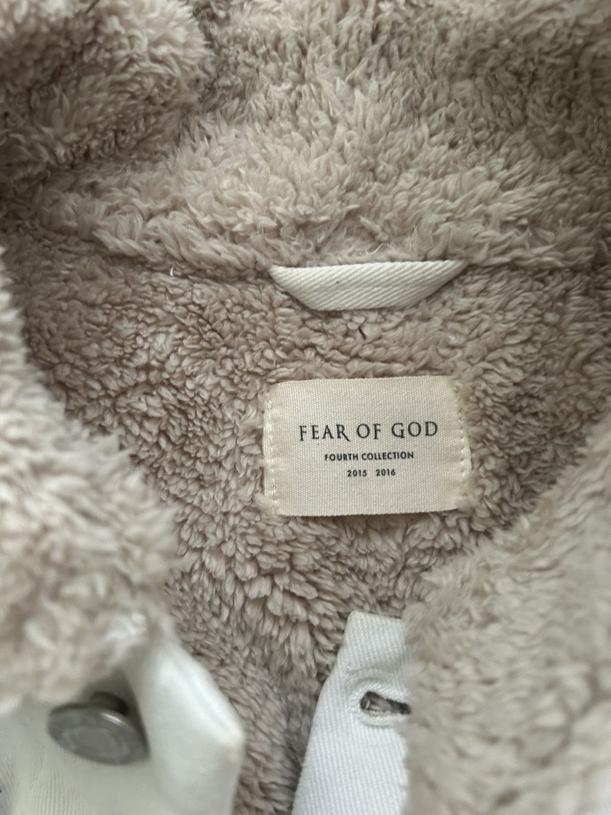 Fear of God Fear of God Fourth Collection Sherpa Lined Denim Jacket Size US M / EU 48-50 / 2 - 2 Thumbnail