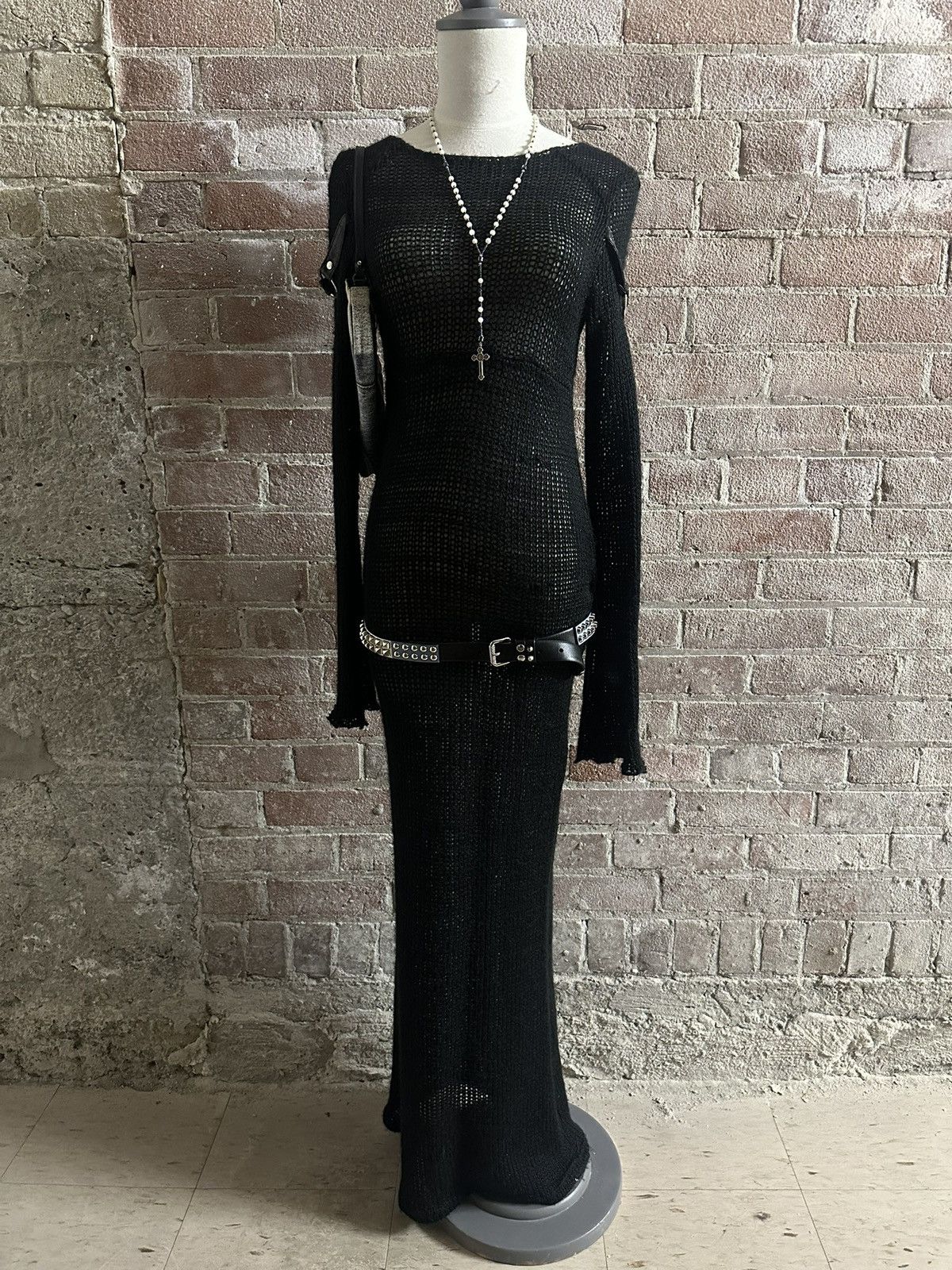 Lip Service 2001 Lip Service “Sex Gang” Mohair Maxi Dress Rare Size S / US 4 / IT 40 - 1 Thumbnail