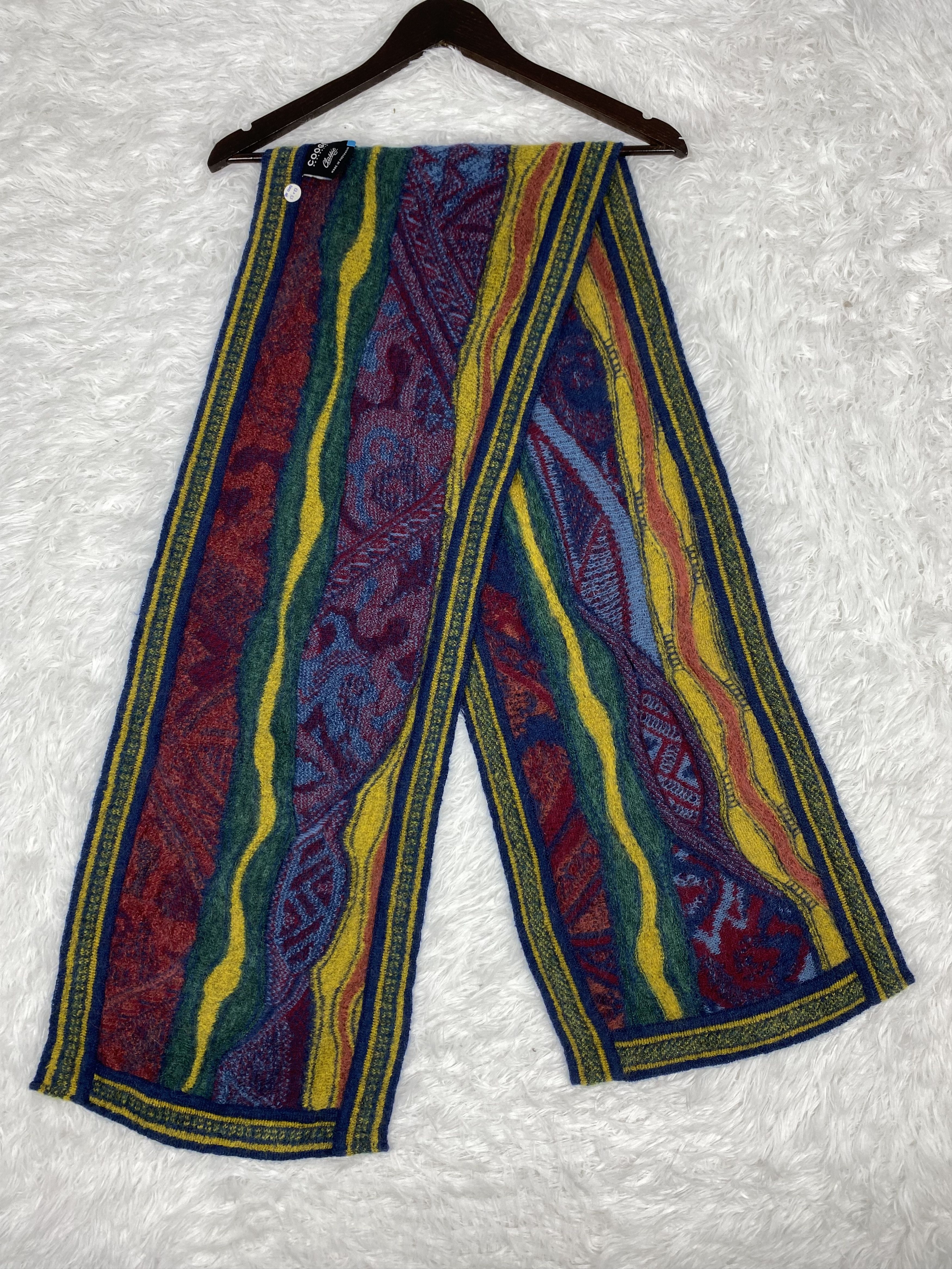 Coogi Vintage Coogi Scarf / Muffler Neckwear PM0083 Size ONE SIZE - 1 Thumbnail