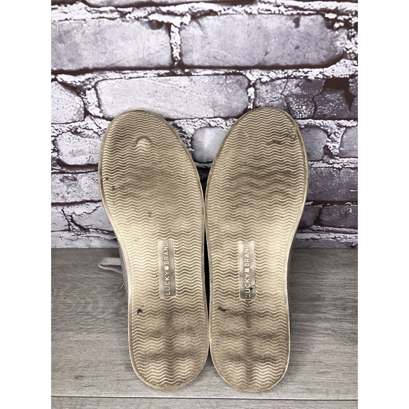 Lucky Brand Lucky Brand Laddix Slip On Gray Ribbed Casual Sneakers Sz 9M Size US 9 / IT 39 - 6 Thumbnail