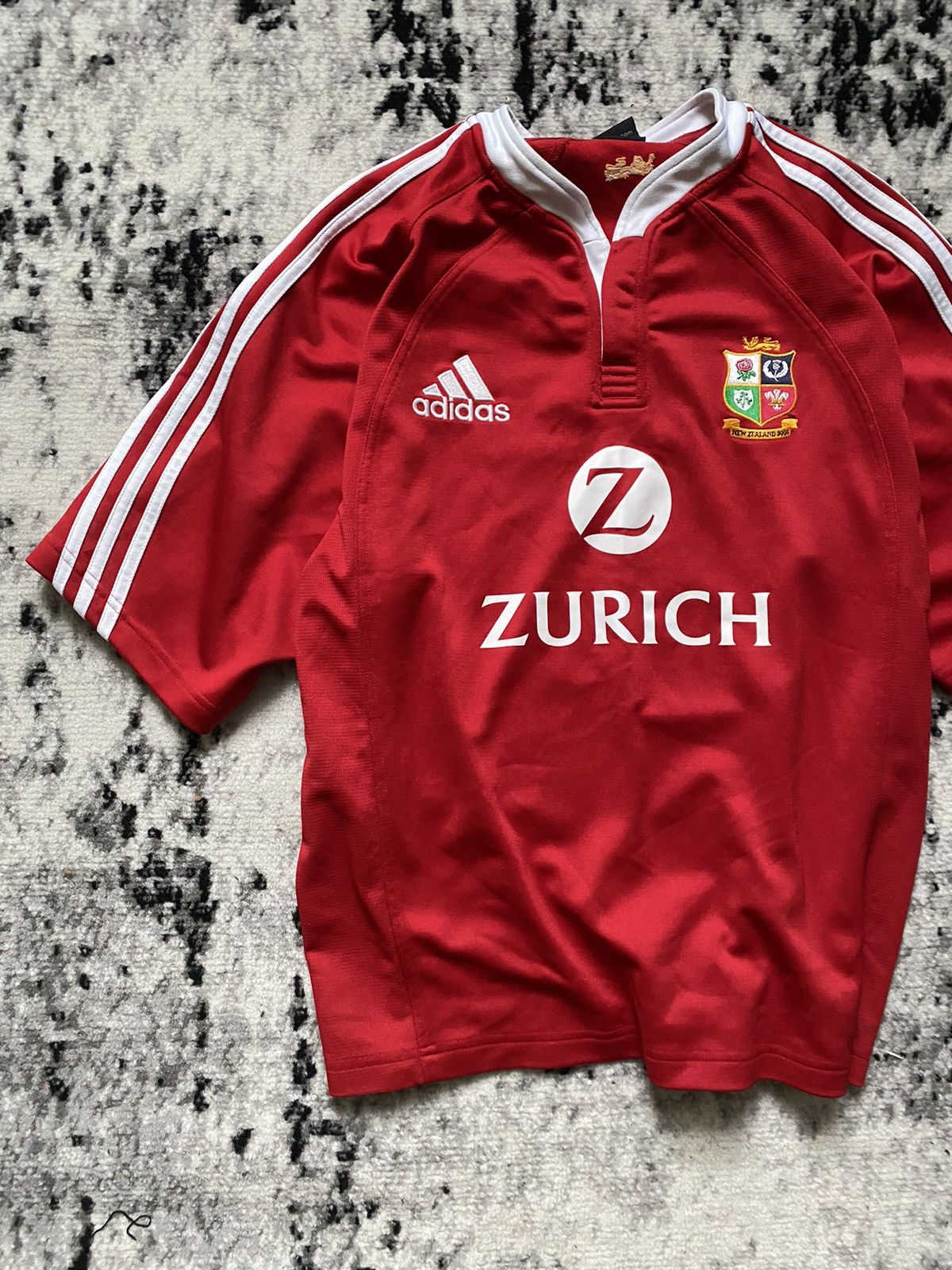 Adidas × Vintage Vintage Adidas 2005 New Zeeland Jersey Streetwear Y2k Sk8 L Size US L / EU 52-54 / 3 - 3 Thumbnail