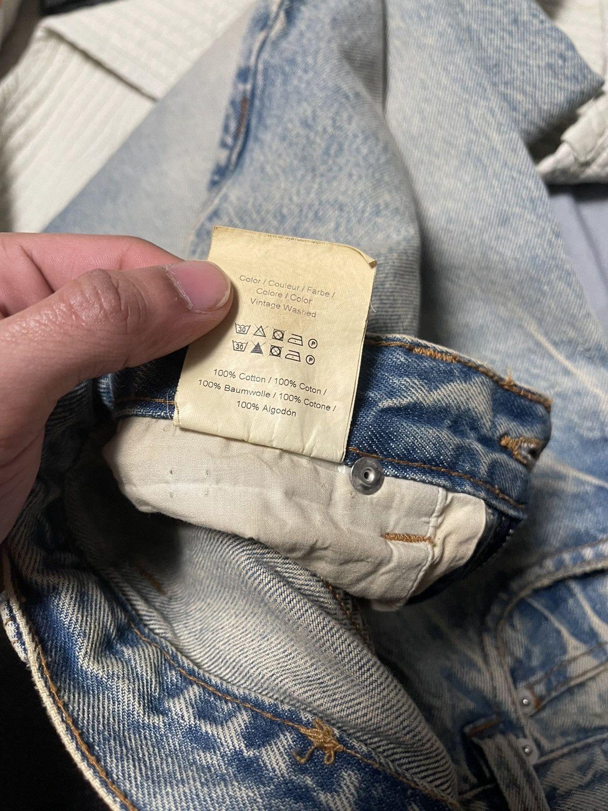Other 969 VINTAGE INDIGO DENIM JEAN Size US 28 / EU 44 - 5 Thumbnail