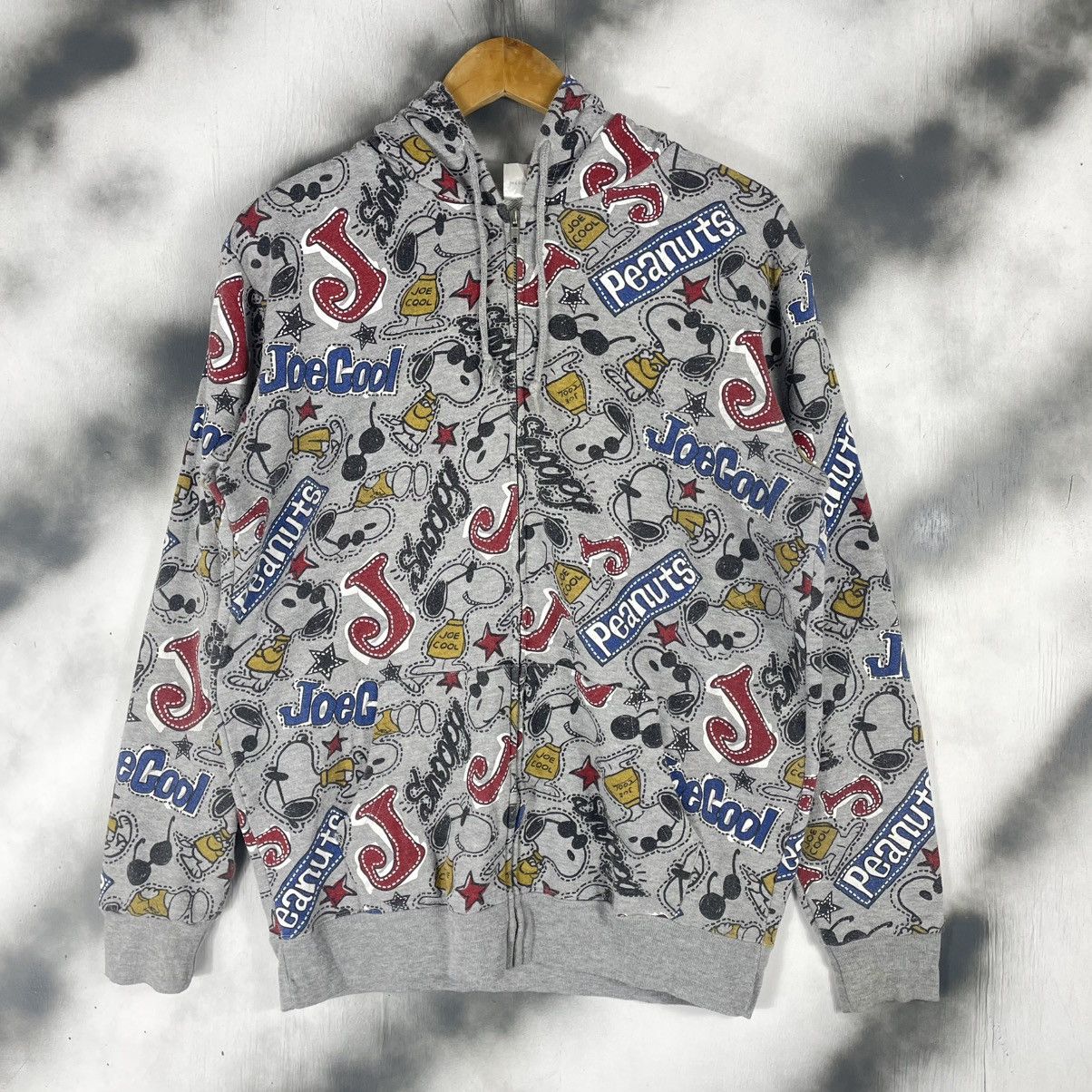 Peanuts Joe Cool Peanuts Snoopy Fullprint Hoodies Size US L / EU 52-54 / 3 - 1 Thumbnail