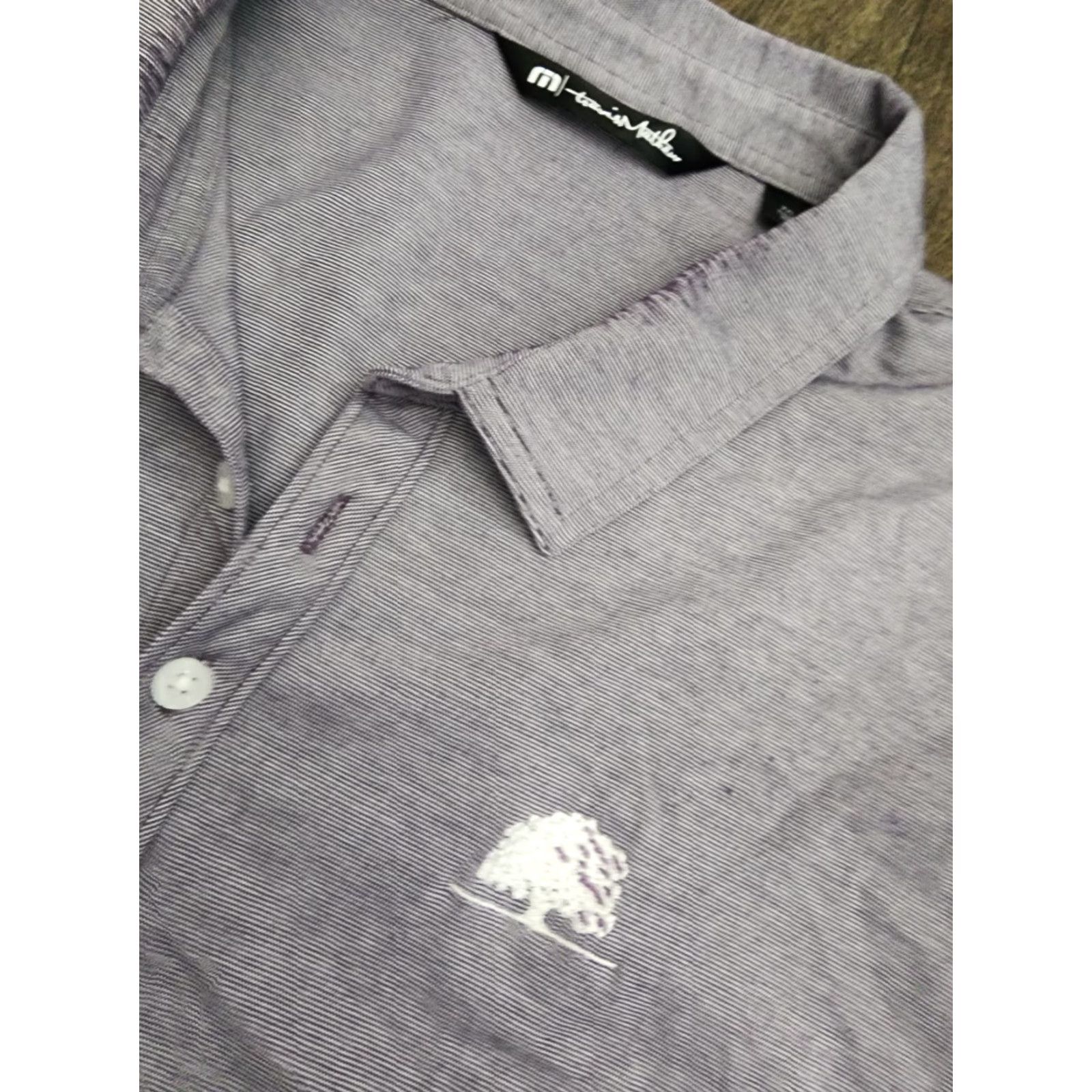 TravisMathew Travis Mathew Mens XXL Golf Performance Shirt Winter Run Challenge Distress Polo Size US XXL / EU 58 / 5 - 5 Thumbnail