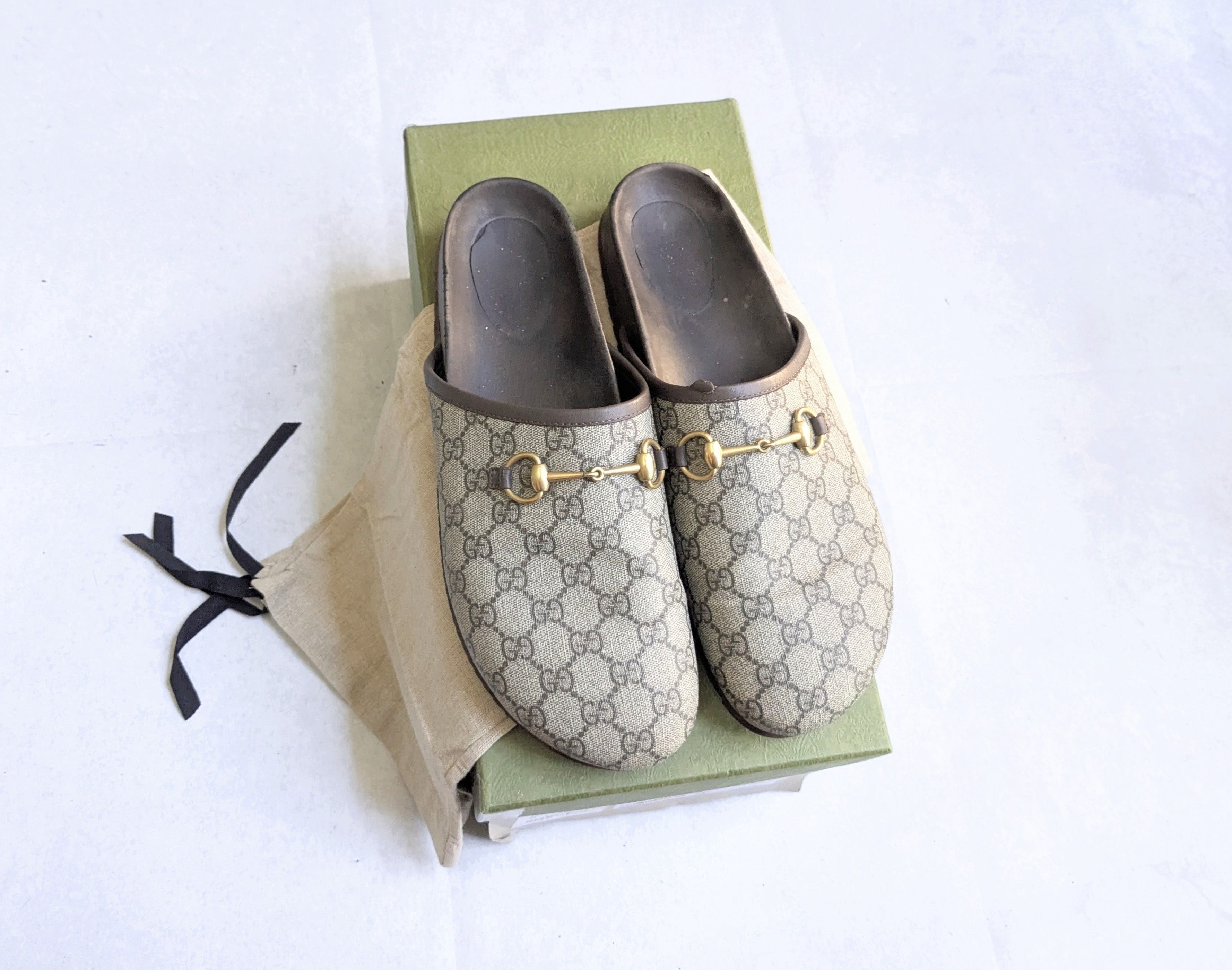 Gucci Gucci Horsebit Loafers Mules Brown 12.5 Leather Size US 12.5 / EU 45-46 - 1 Thumbnail