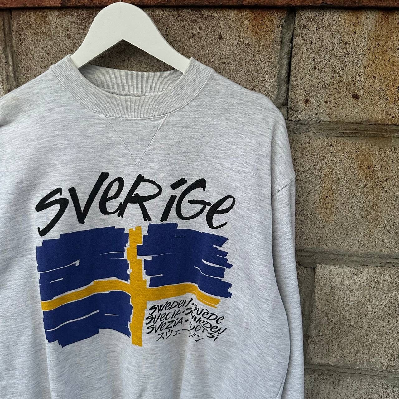 Atletica Vintage Sverige Sweatshirt Swedish Big Logo Y2K 00s USA Size US L / EU 52-54 / 3 - 7 Thumbnail