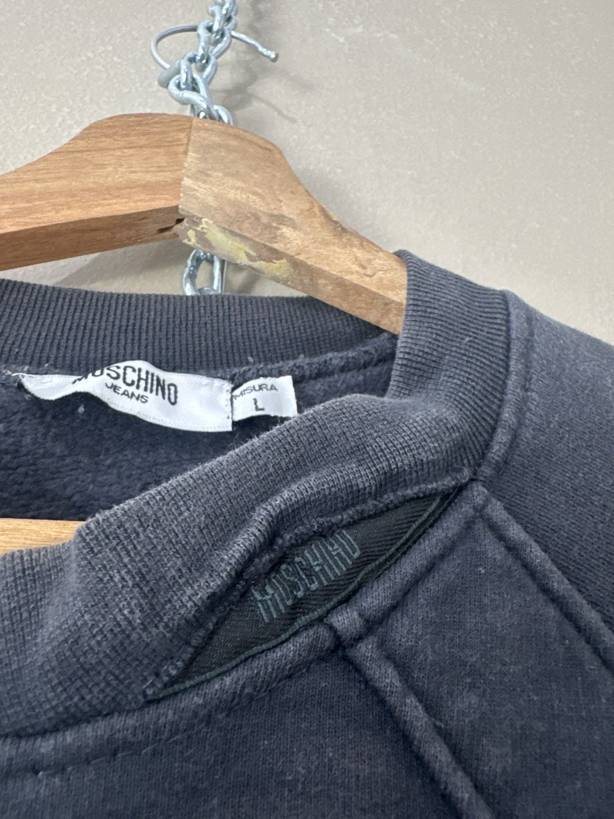 Moschino Vintage Moschino Jeans y2k rare Sweatshirt Size US L / EU 52-54 / 3 - 5 Thumbnail