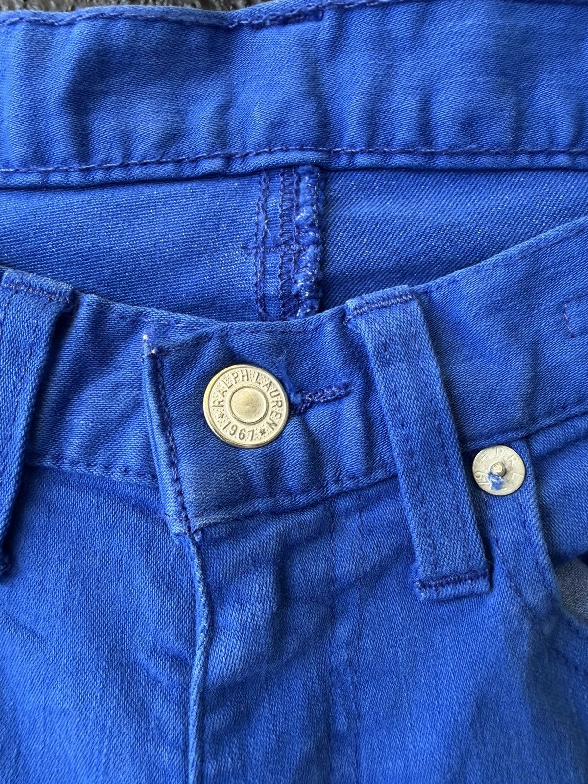 Polo Ralph Lauren Vibrant Blue Polo Ralph Lauren Tompkins Skinny Crop Jeans Size 28" / US 6 / IT 42 - 4 Thumbnail