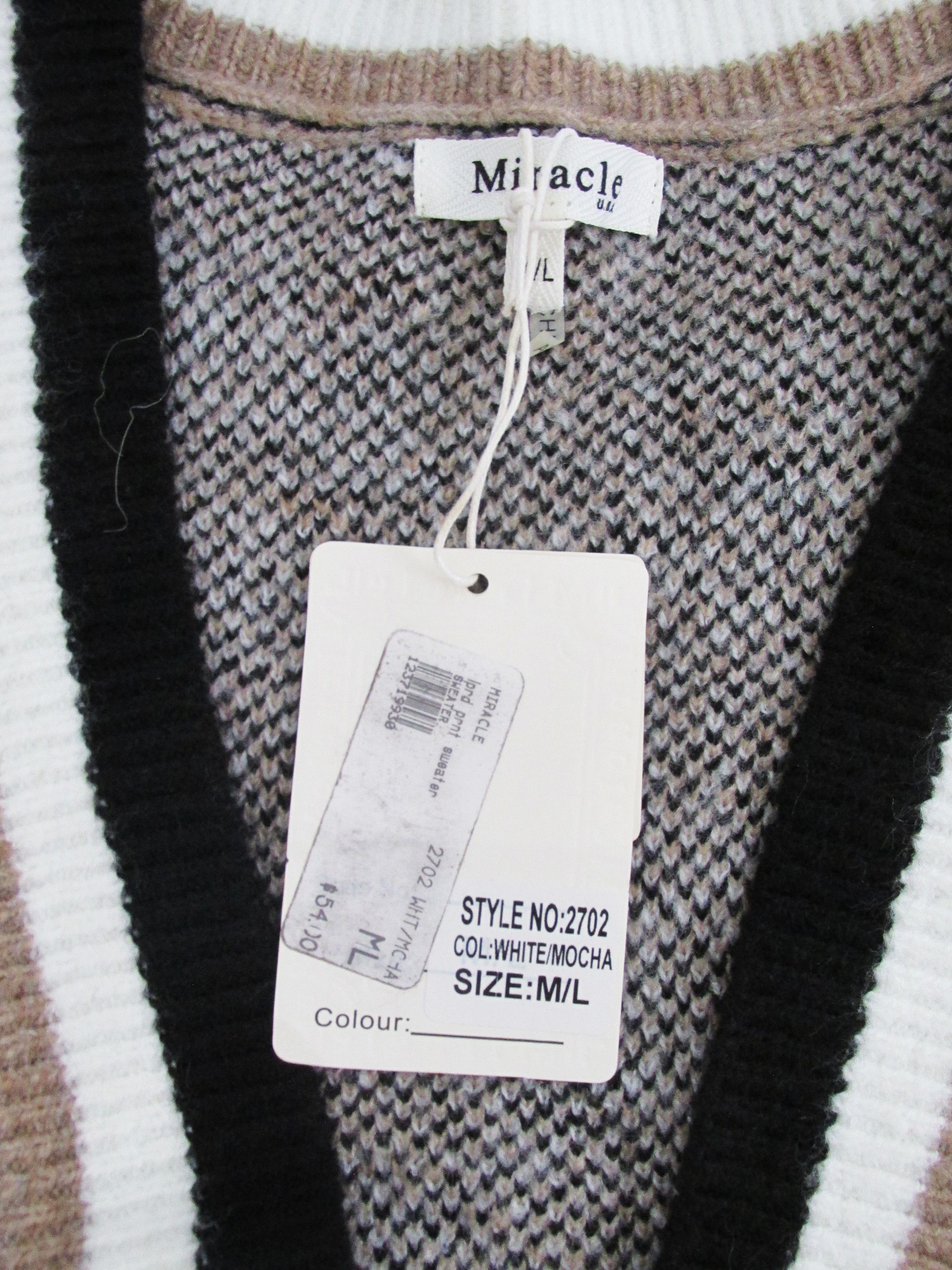Other Miracle (NWT) Women's Open Front Cardigan Sweater Sz Med/LG Size M / US 6-8 / IT 42-44 - 2 Thumbnail