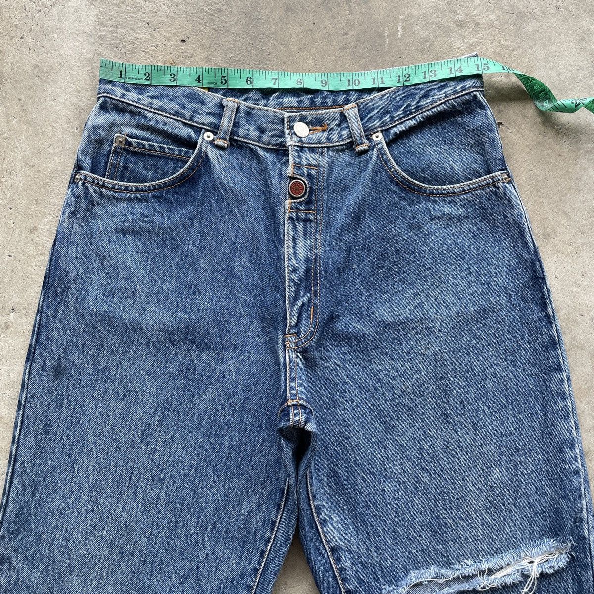 Edwin 90s Vintage Edwin Released Hem Distressed Jeans Pants Denim Size US 30 / EU 46 - 5 Thumbnail