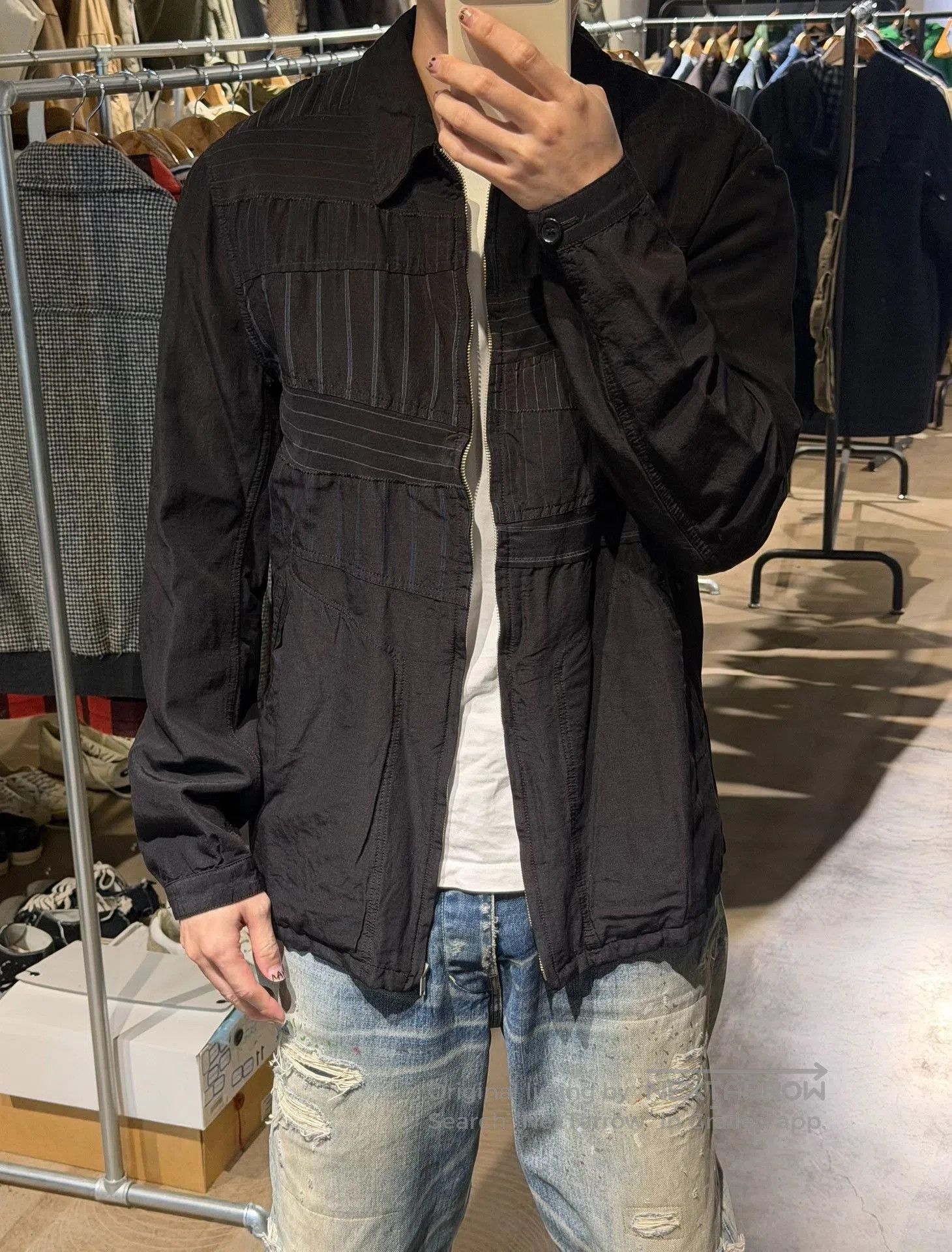 Comme des Garcons Homme Plus CDG Homme Striped Wool Jacket. Size US L / EU 52-54 / 3 - 5 Thumbnail