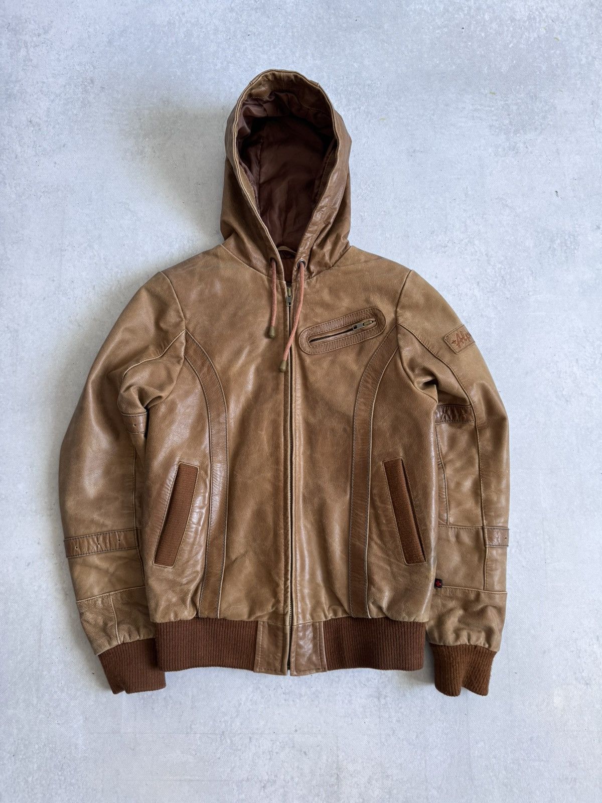 Other Alprausch Vintage 00’s Leather Swiss Style Y2K Unisex Jacket Size M / US 6-8 / IT 42-44 - 1 Thumbnail