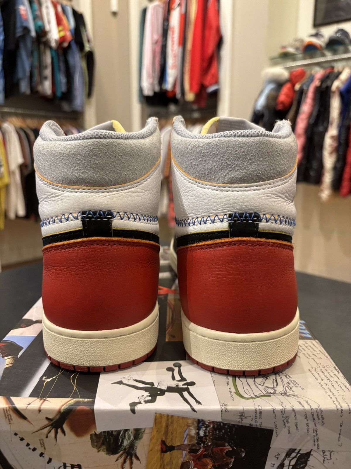 Jordan Brand Jordan 1 Retro High ‘UnLa Red’ Size US 11.5 / EU 44-45 - 3 Thumbnail