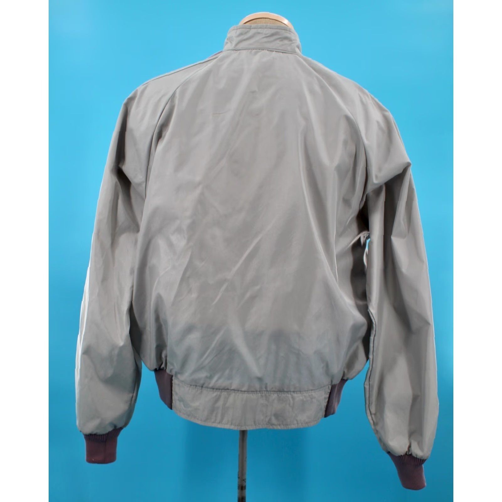 Honda VTG 70s Honda Nylon Racing Jacket Mens XL Gray Hondaline Wing Patch Jacket Size US XL / EU 56 / 4 - 3 Thumbnail