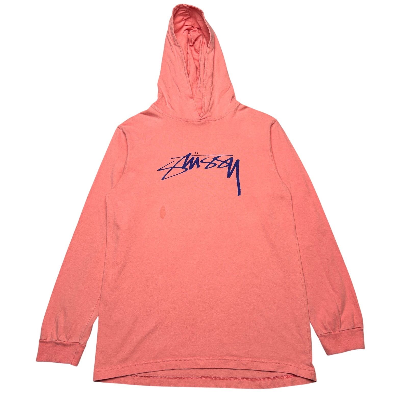 Stussy Stussy App Logo Hoodie Salmon Pink Men's Medium Skate Surf Size US M / EU 48-50 / 2 - 1 Thumbnail