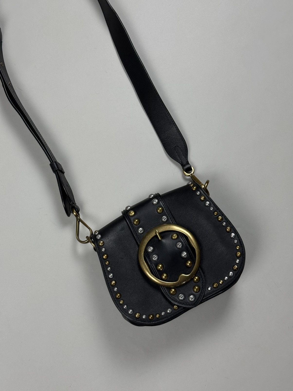 Polo Ralph Lauren Polo Ralph Lauren Leather Studded Lennox Crossbody Bag Size ONE SIZE - 6 Thumbnail