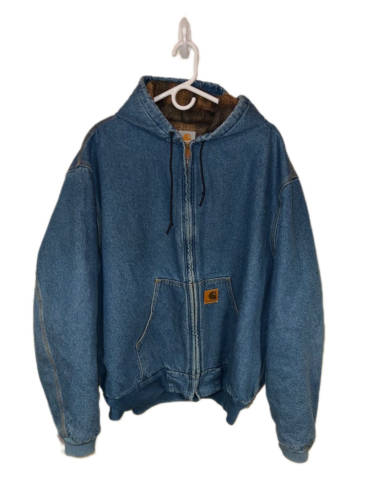 image of Carhartt Denim Jacket Blanket Lined Xx-Large Asap Rocky, Men's (Size 2XL)