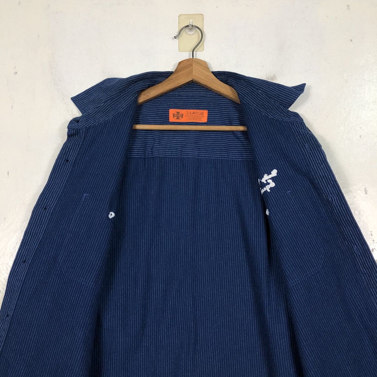 Japanese Brand Vintage Hickory Chore Striped Jacket Open Dich Size US L / EU 52-54 / 3 - 16 Thumbnail