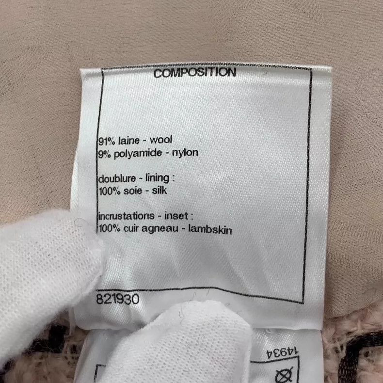 Chanel Chanel Color-blocked bow tweed wool lapel long-sleeved coat Size XS / US 0-2 / IT 36-38 - 8 Thumbnail