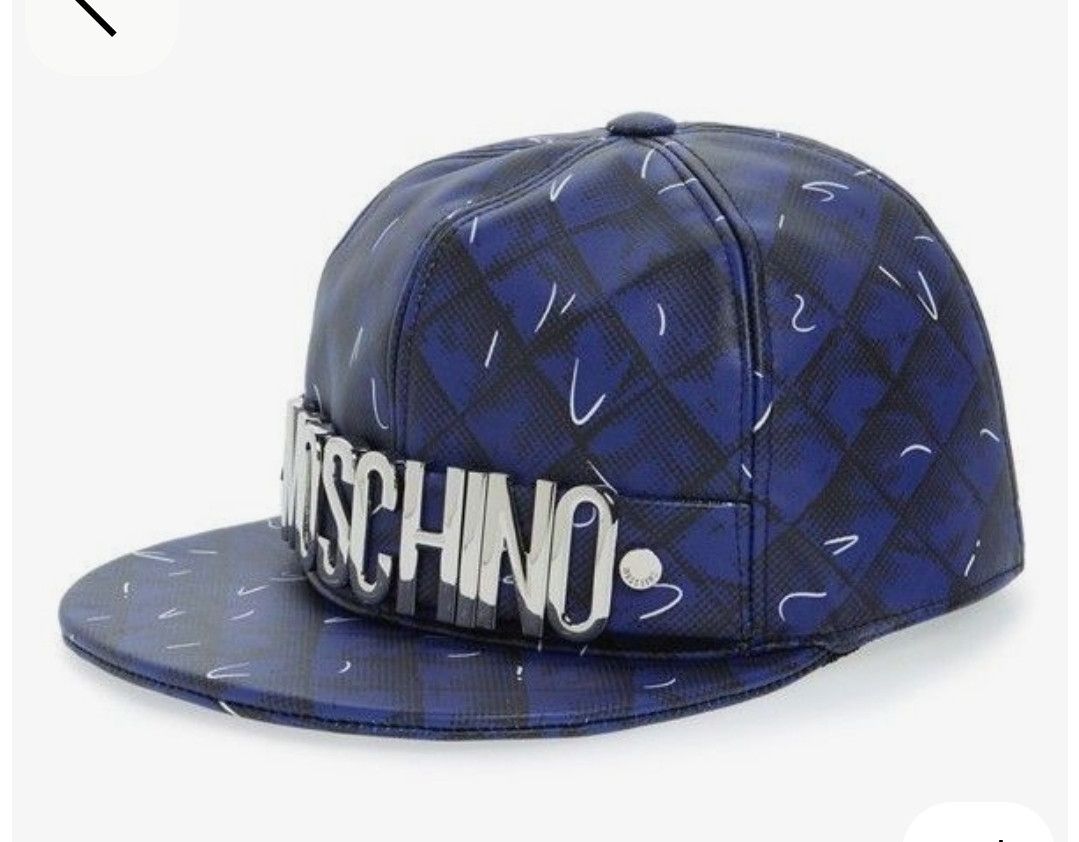 Moschino Moschino Shadow Leather Baseball Cap Size M Unisex Size ONE SIZE - 1 Thumbnail