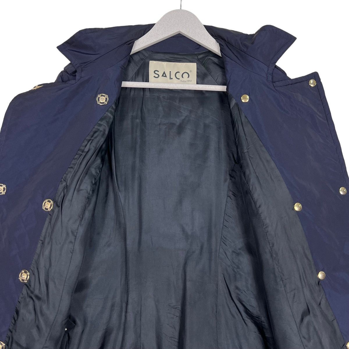 Designer 🔥 SALCO TAORMINA COAT MADE IN ITALY Size M / US 6-8 / IT 42-44 - 12 Thumbnail