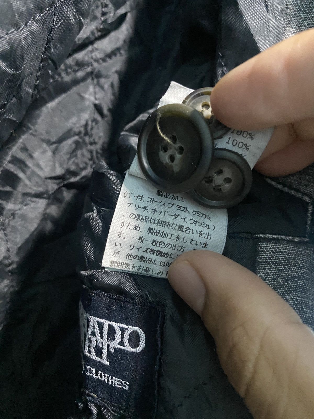 Tornado Mart Tornado Mart Washed Jacket Size US M / EU 48-50 / 2 - 10 Thumbnail