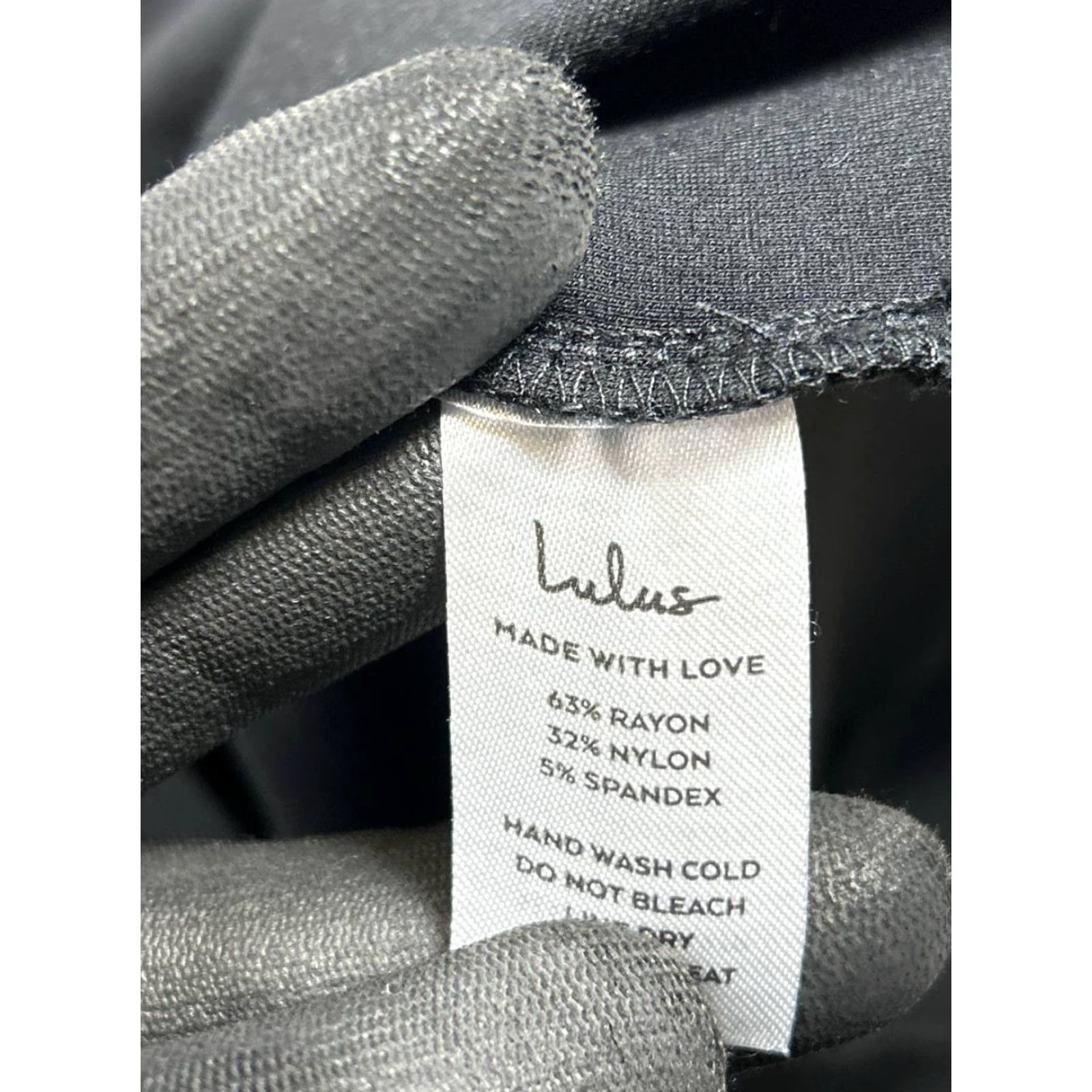 Lulus Lulus Dress Womens 2X Black Blouson Party/Cocktail Blouson Style Short Dress 2X Black Womens Lulus Dress Size XXL / US 16-18 / IT 52-54 - 4 Thumbnail