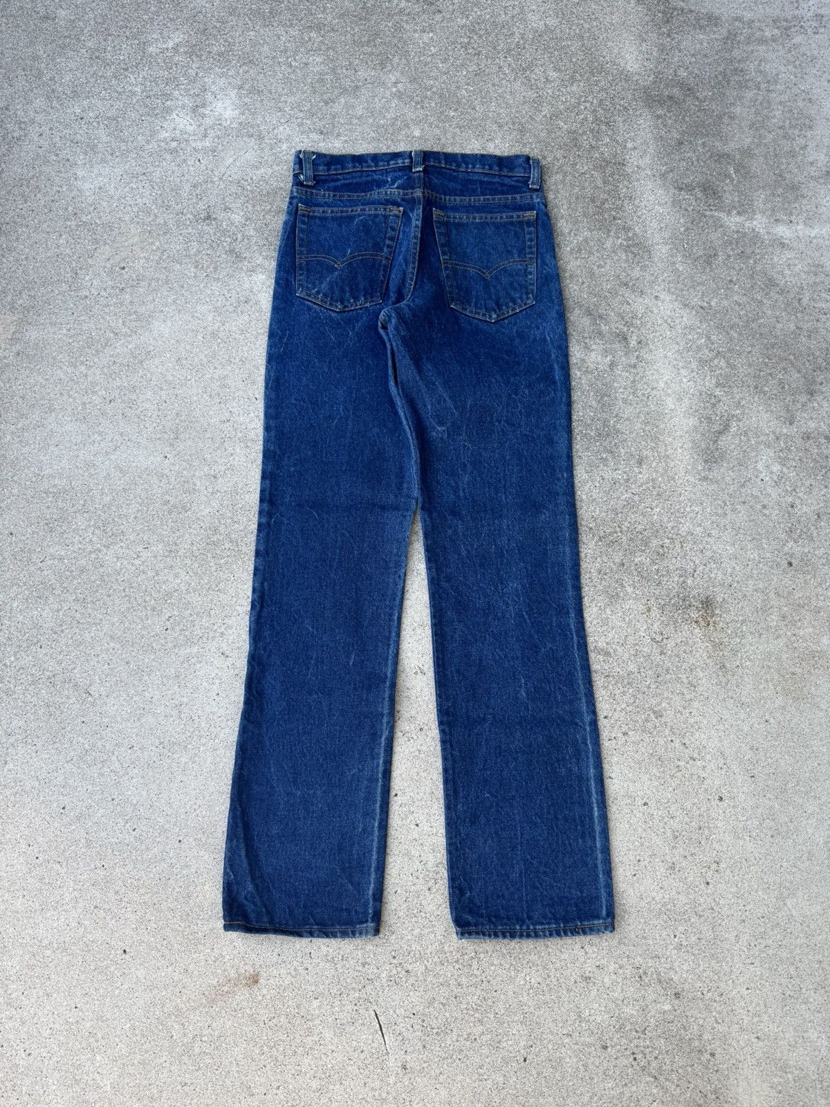 Levi's × Vintage Vintage 80’s Levi’s 509 Slim Fit Straight Dark Jeans 29x31 Size US 29 - 2 Thumbnail