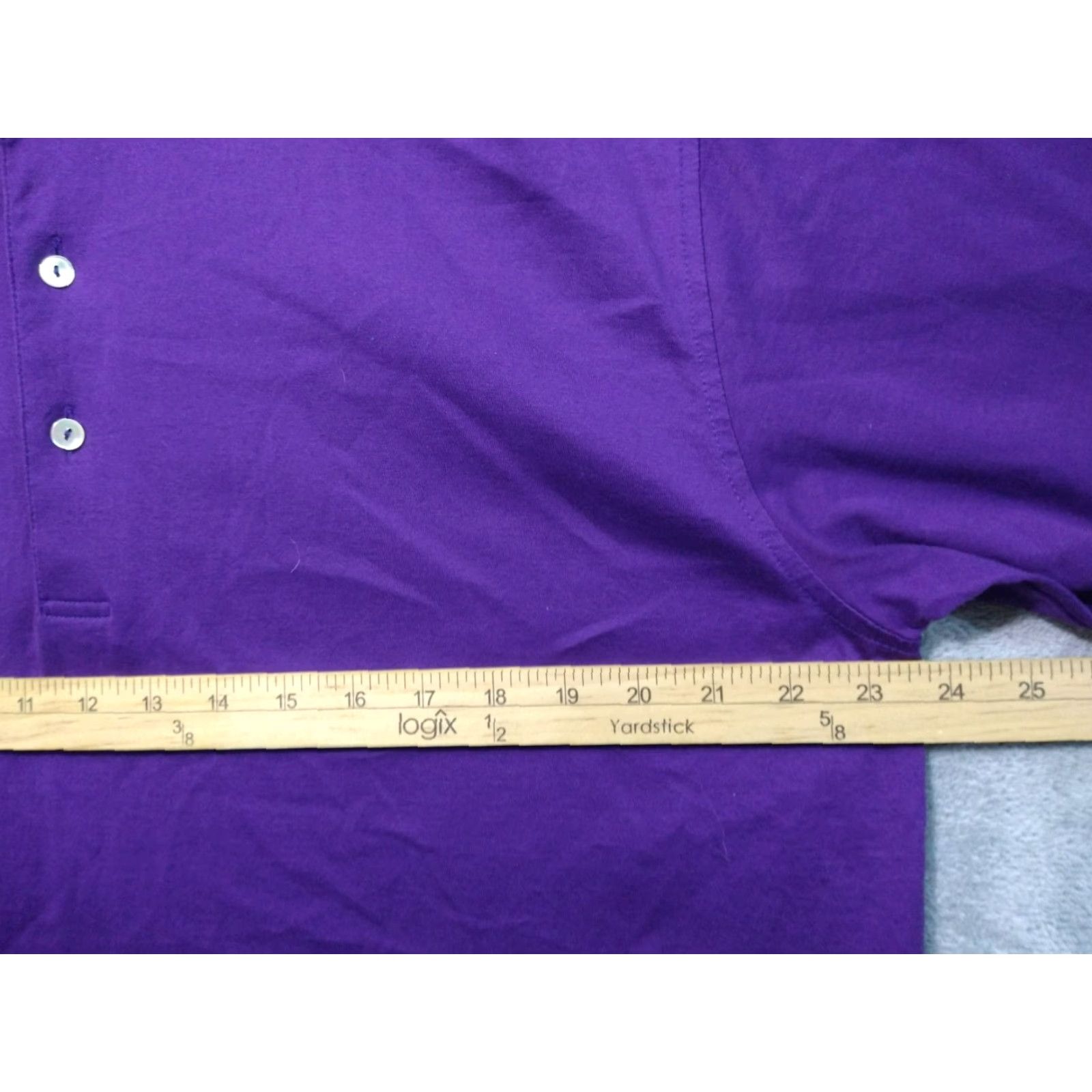 Peter Millar Peter Millar Shirt Mens Large Purple Short Sleeve Polo Cotton Vintage Size US L / EU 52-54 / 3 - 4 Thumbnail