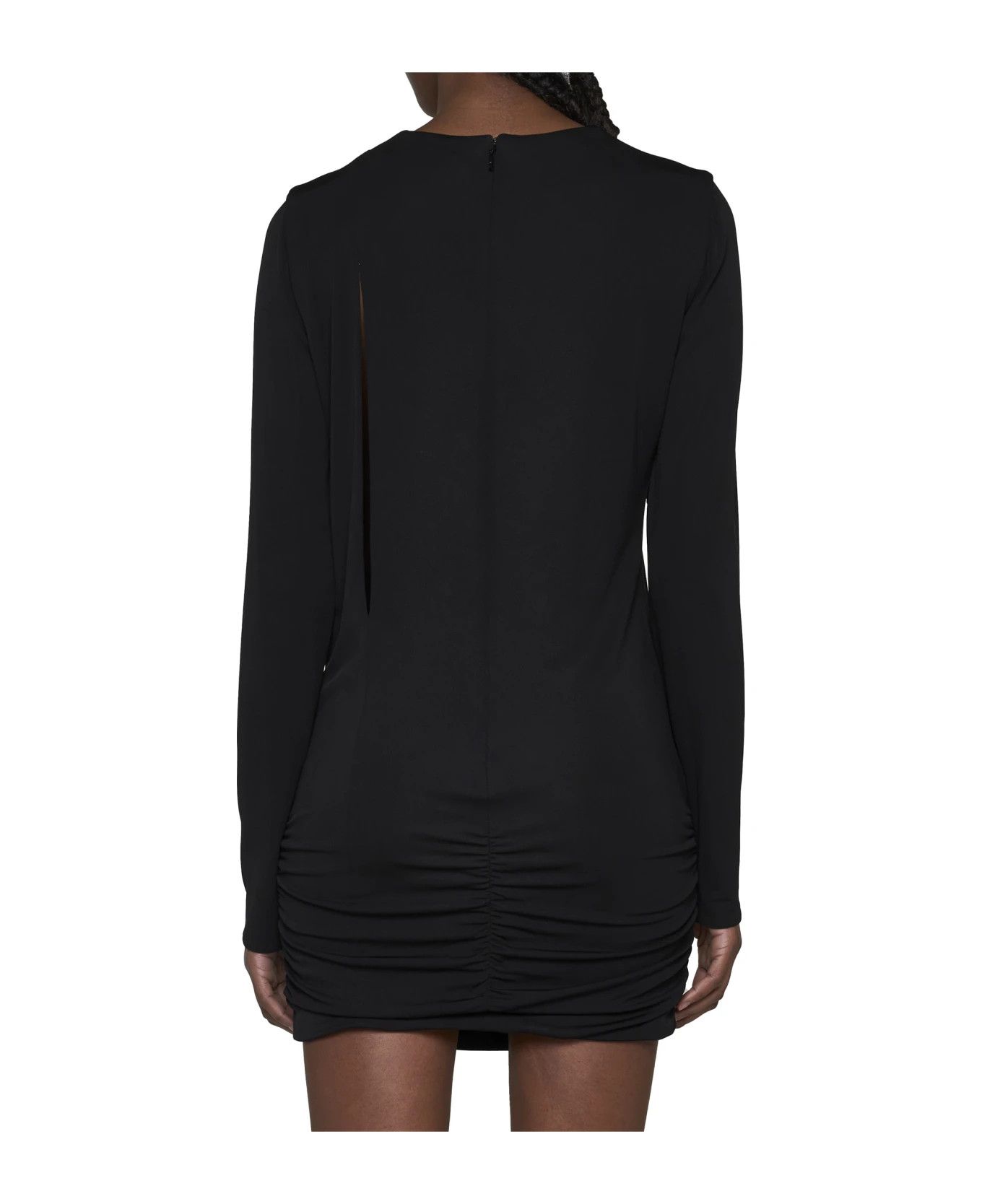 Versace o1y0226 Mini Dress in Black Size XS / US 0-2 / IT 36-38 - 4 Thumbnail