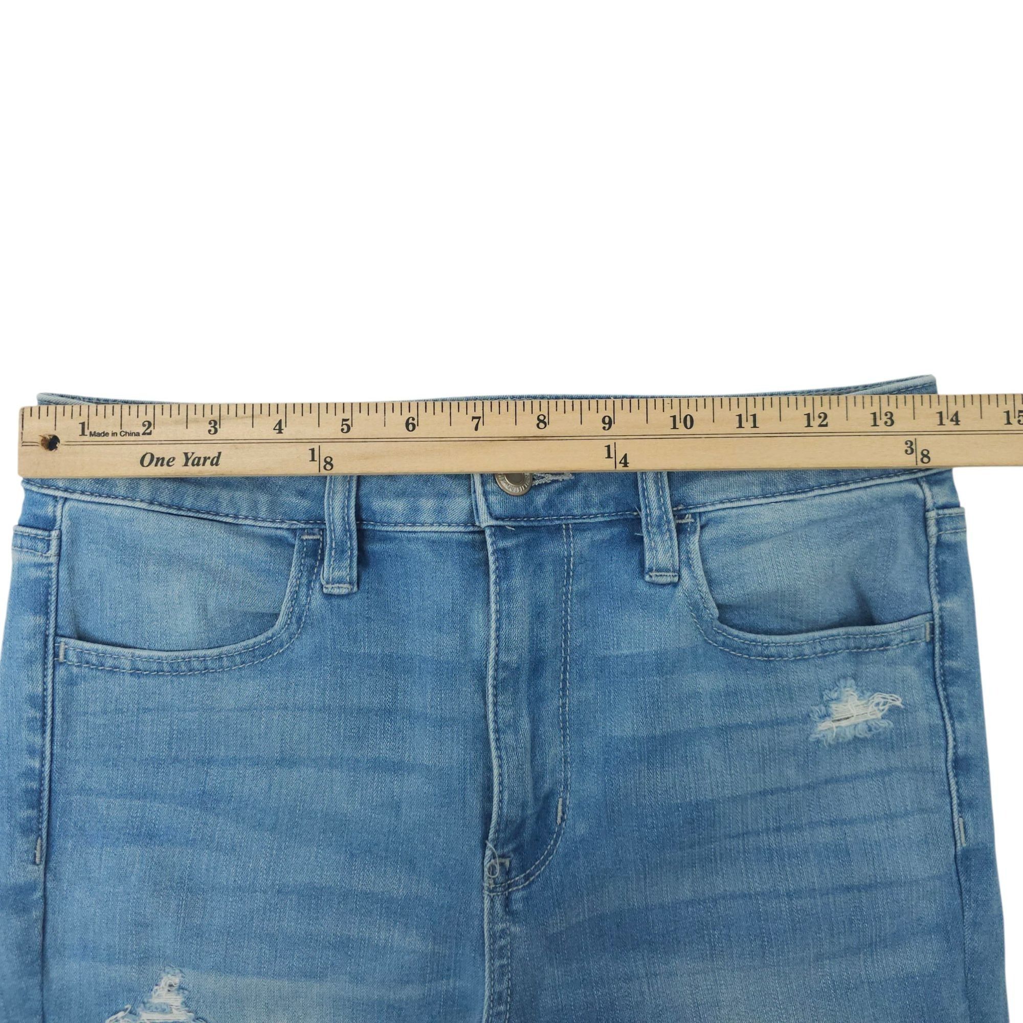 American Eagle Outfitters American Eagle 360 Next Level Stretch Super Hi Rise Jegging Size 30" / US 8 / IT 44 - 3 Thumbnail