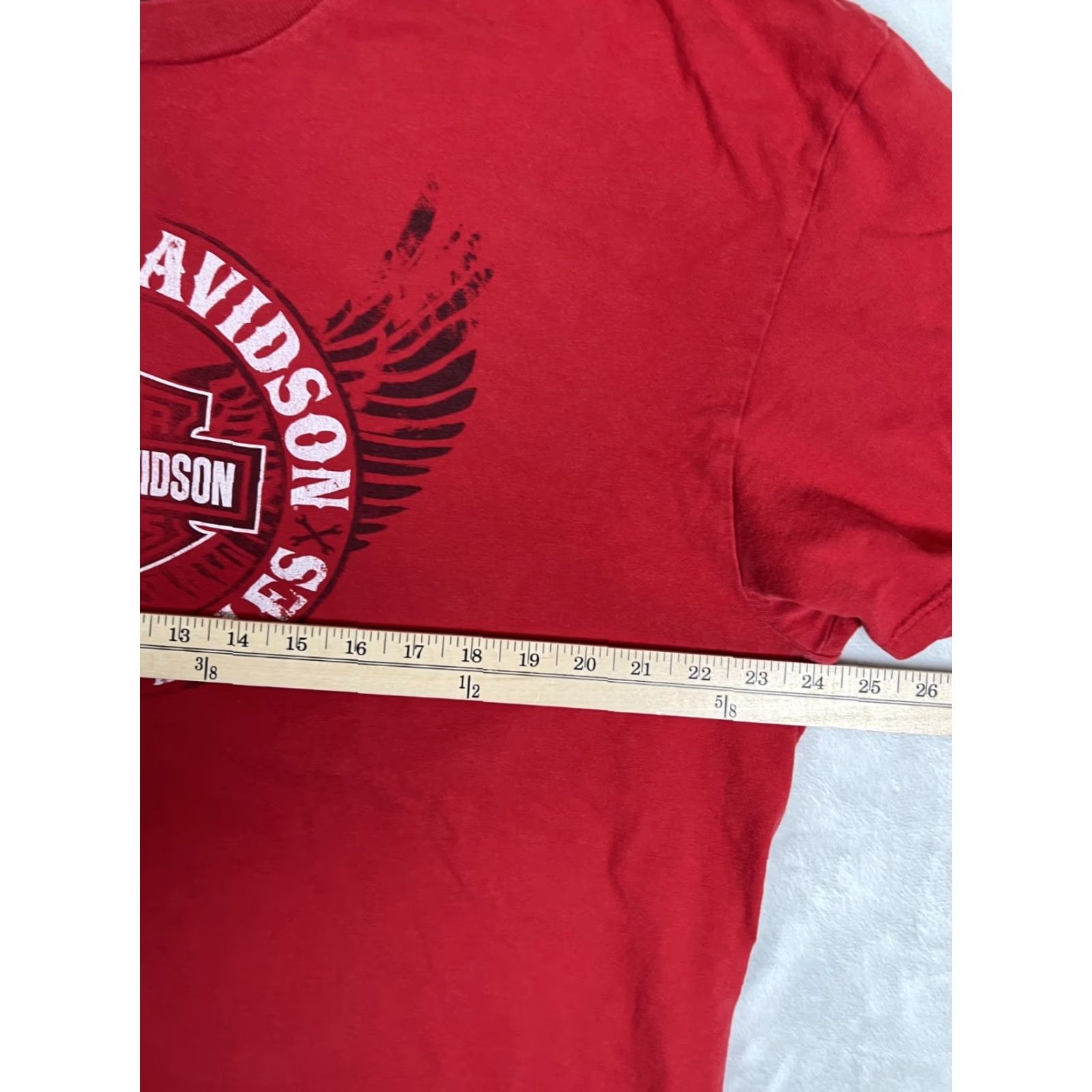 Harley Davidson VINTAGE Harley-Davidson T-Shirt Fresno California Red 2XL Men Crew Neck Short Sleeve Logo 90s Biker California Shirt Size US XXL / EU 58 / 5 - 5 Thumbnail