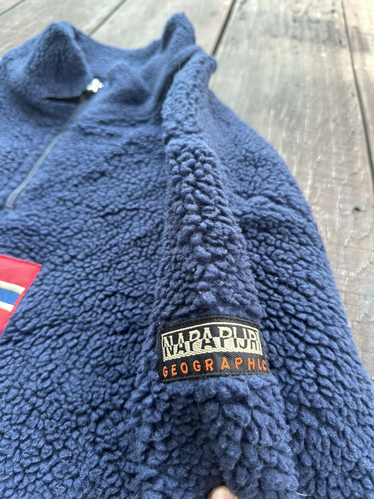 Napapijri Napapijri fleece half zipper Size US L / EU 52-54 / 3 - 3 Thumbnail