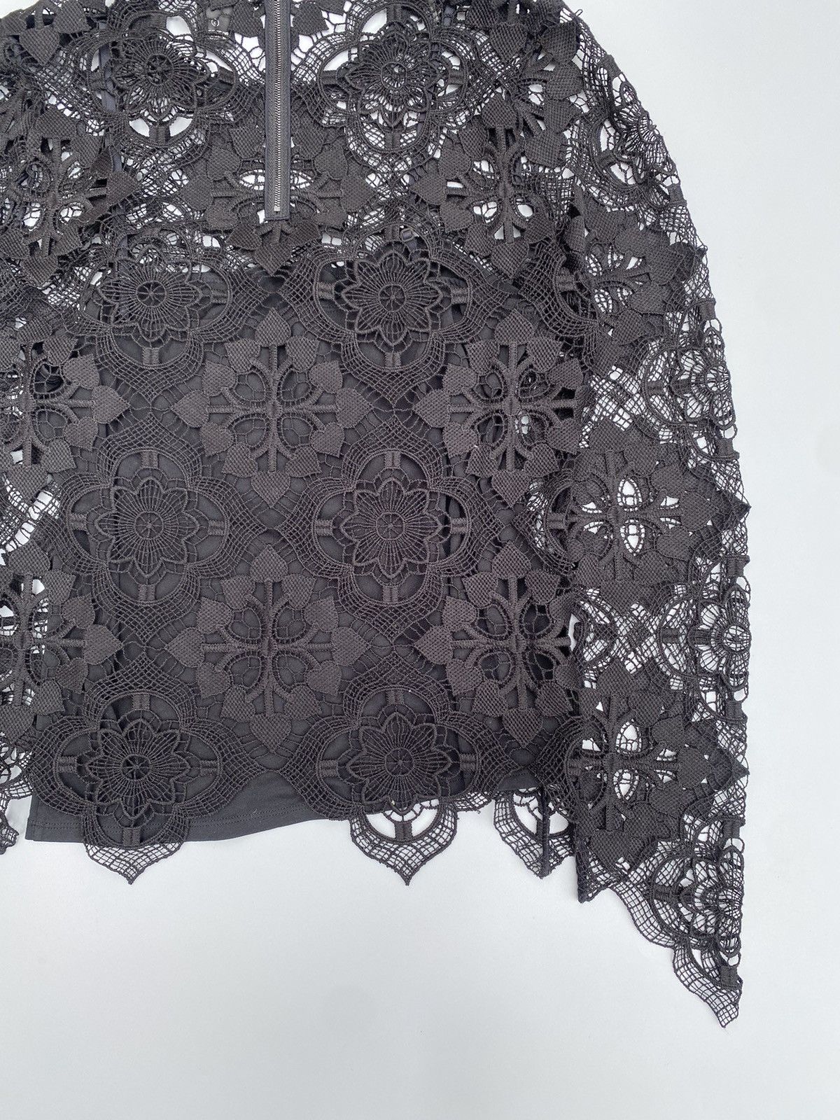 Vivienne Tam Vintage Vivienne Tam- Lace Blouse Long Sleeves Size M / US 6-8 / IT 42-44 - 12 Thumbnail