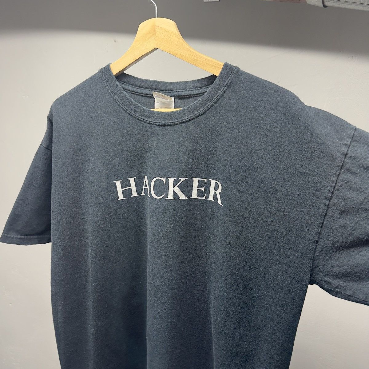 Vintage Security Network Hacker Shirt Thrashed Faded ERD Grunge Size US XL / EU 56 / 4 - 4 Thumbnail