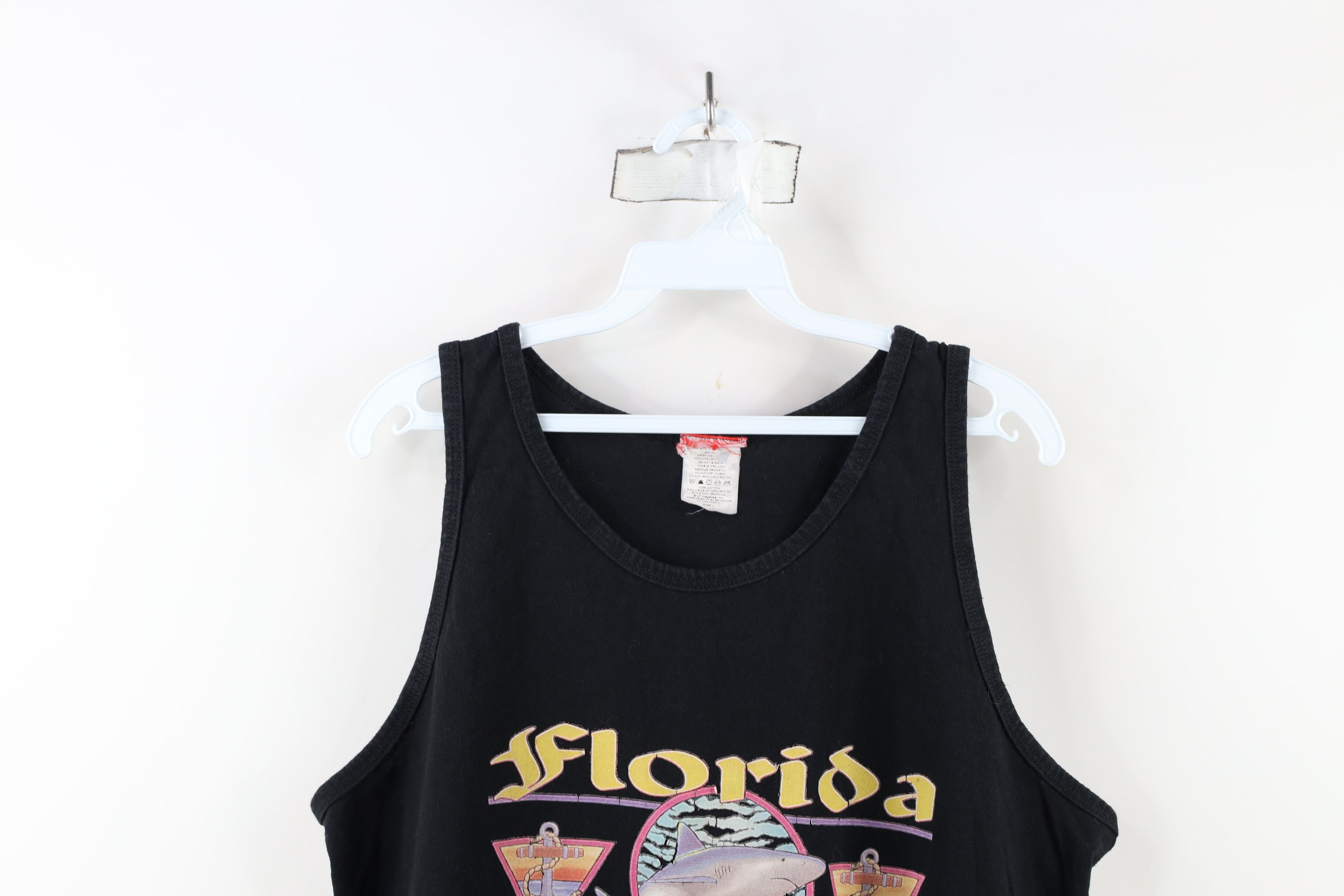 Vintage Vintage Y2K 2003 Streetwear Spell Florida Tank Top T-Shirt Size US L / EU 52-54 / 3 - 2 Thumbnail