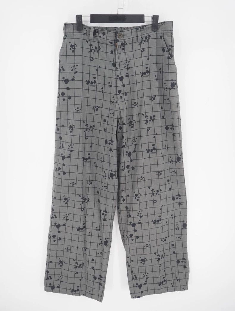 Undercover Undercover size 3 Dark green plaid slacks pants Size US 28 / EU 44 - 1 Thumbnail