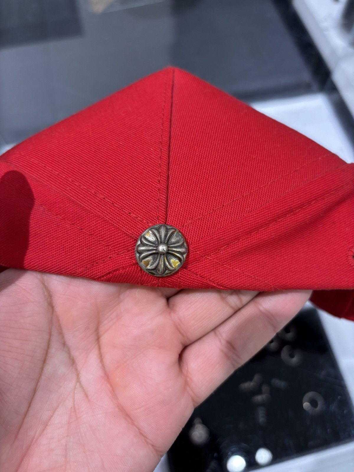 Chrome Hearts Chrome Hearts Baseball Hat ‘Red’ Size ONE SIZE - 4 Thumbnail