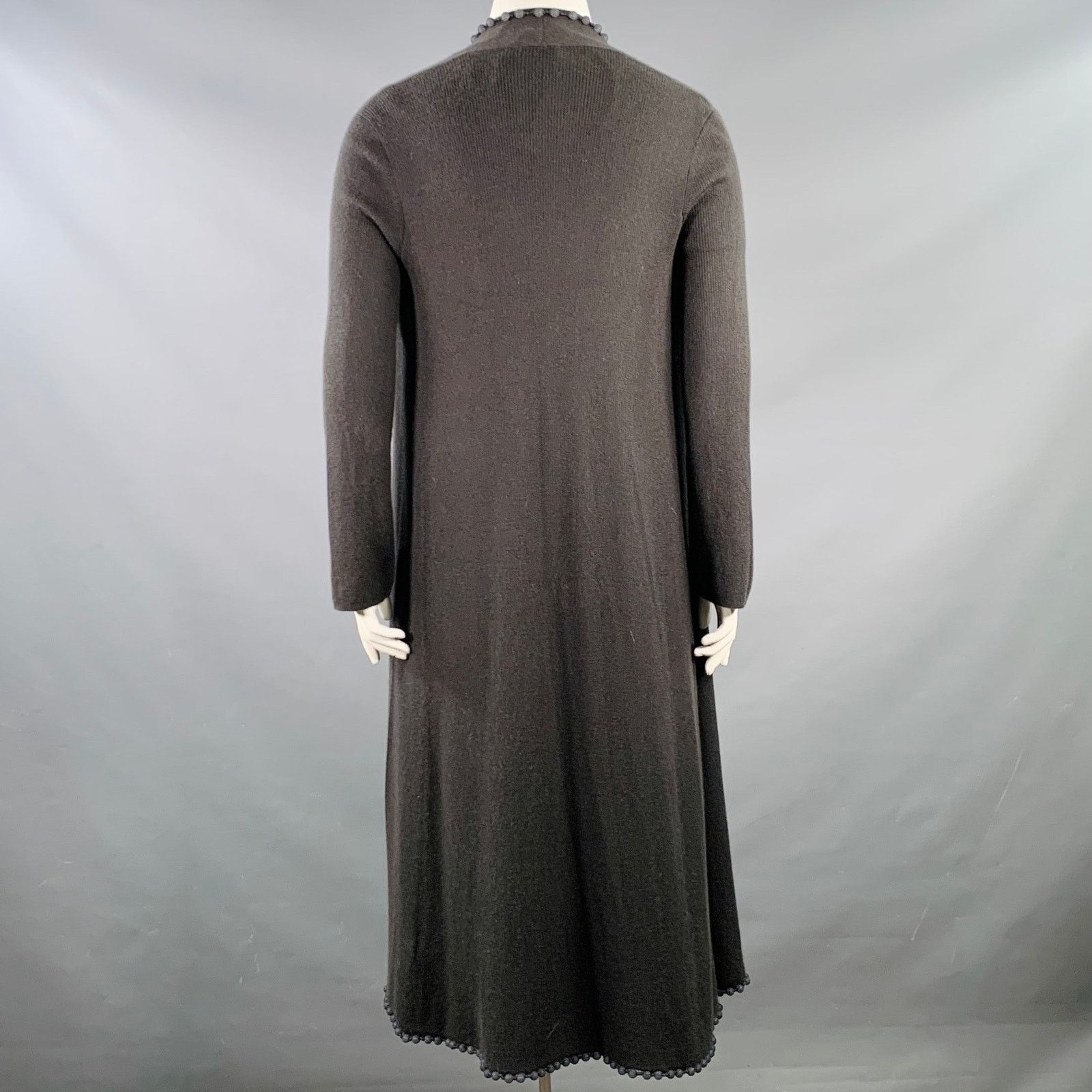 Tse Grey Slate Cashmere Rib Knit Open Front Cardigan Dress Set Size L / US 10 / IT 46 - 3 Thumbnail