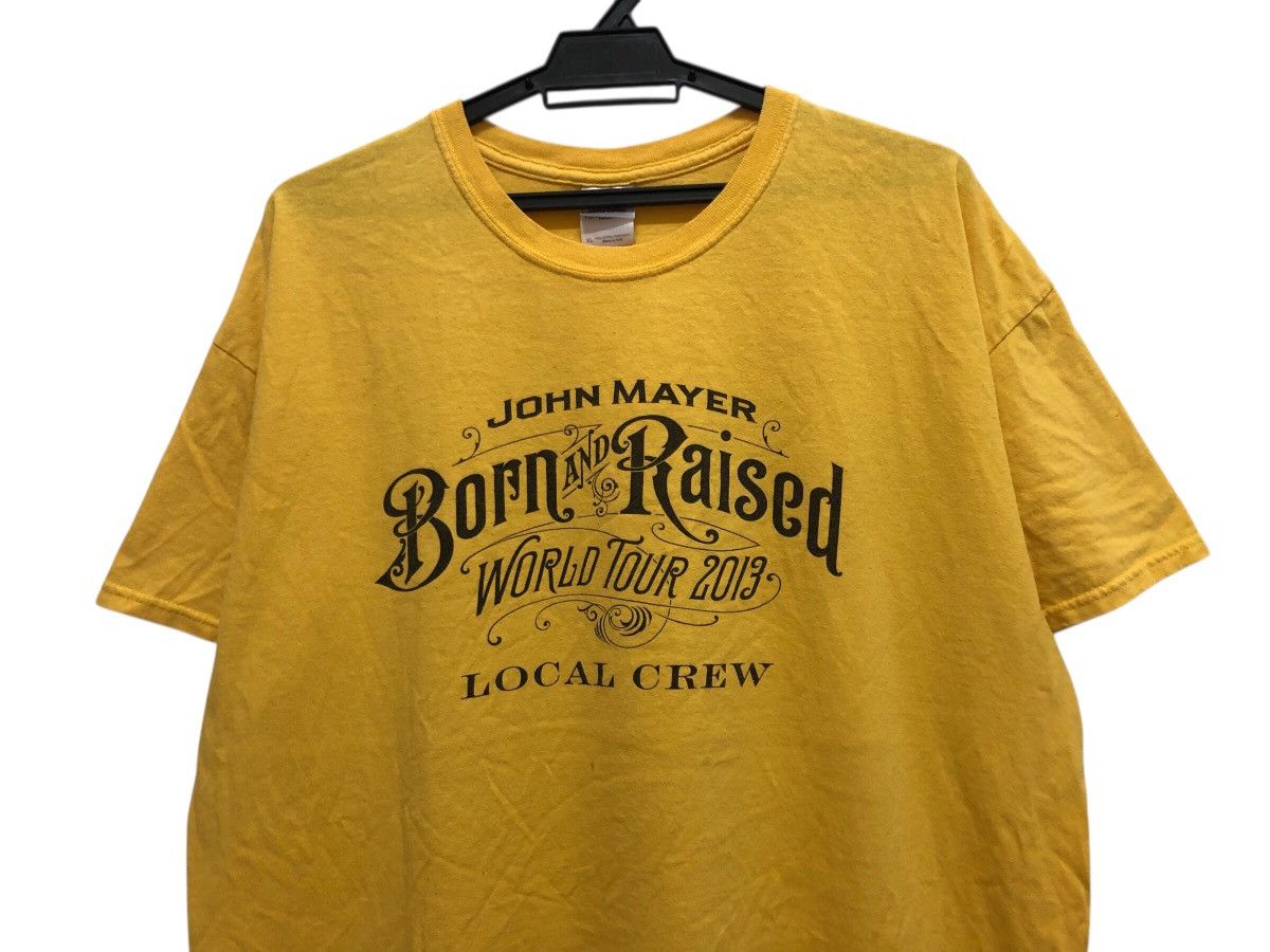 John Mayer RARE 🔥 JOHN MAYER 2013 BORN AND RAISED TOUR LOCAL CREW TEE Size US XL / EU 56 / 4 - 3 Thumbnail