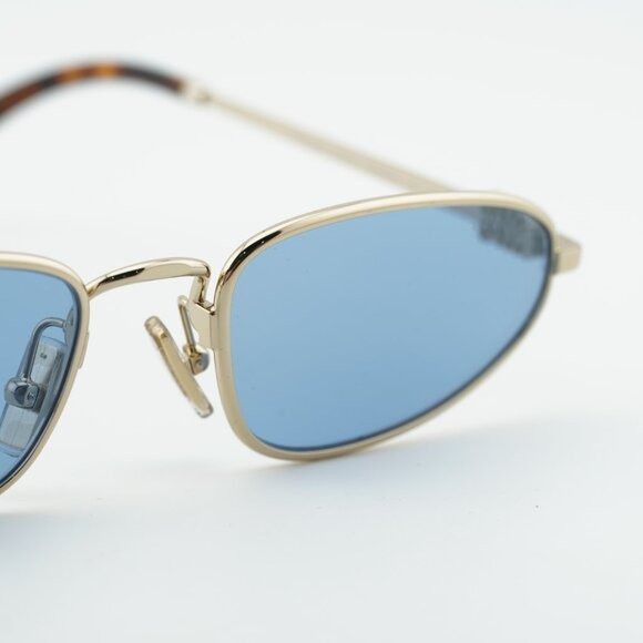 Miu Miu Miu Miu MUA52S ZVN60O Sunglasses Gold Cat Eye Frame, Blue Size ONE SIZE - 5 Thumbnail