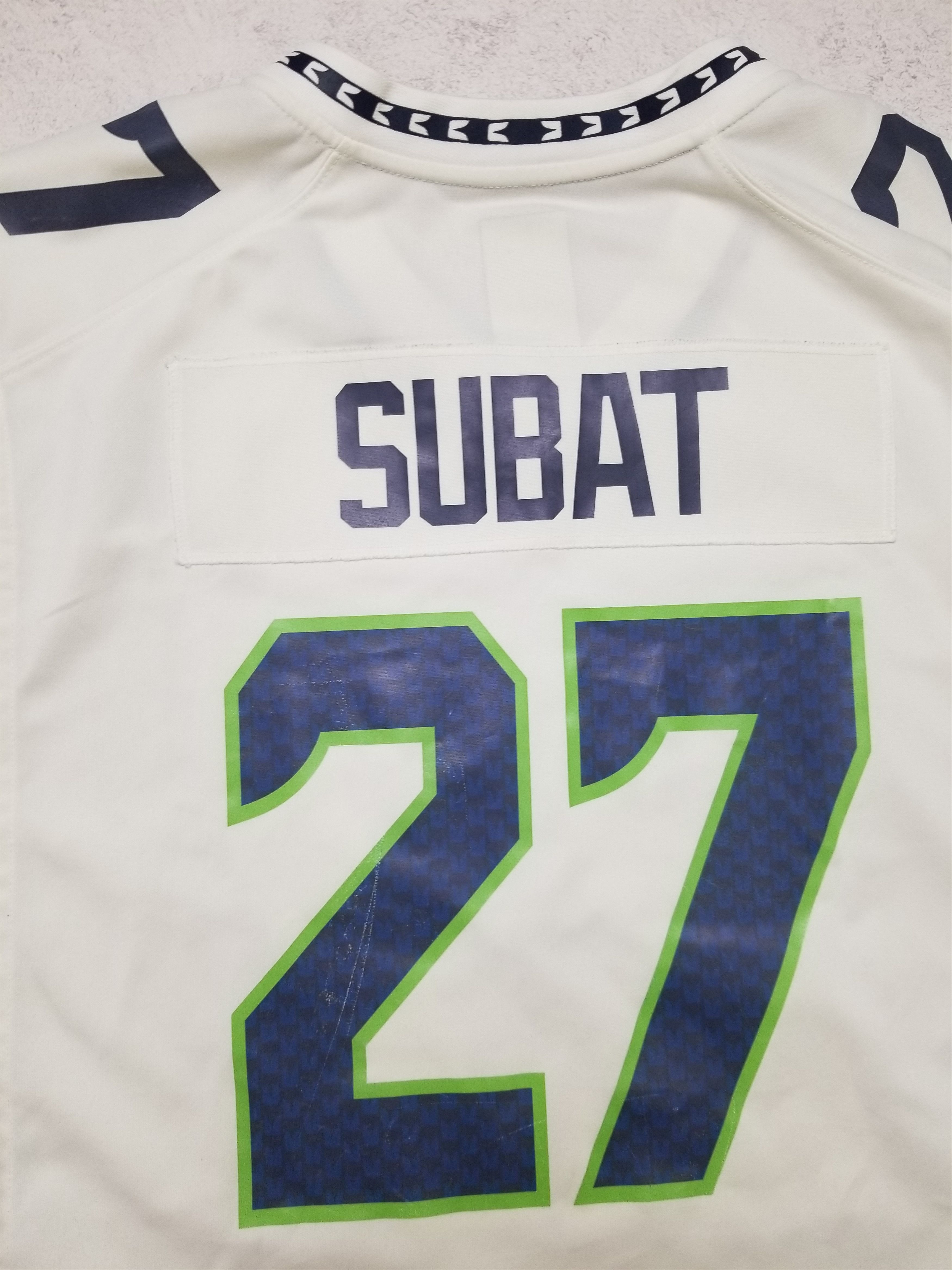 Nike Nike Seattle Seahawks # 27 Subat NFL Jersey Size US XXL / EU 58 / 5 - 23 Thumbnail