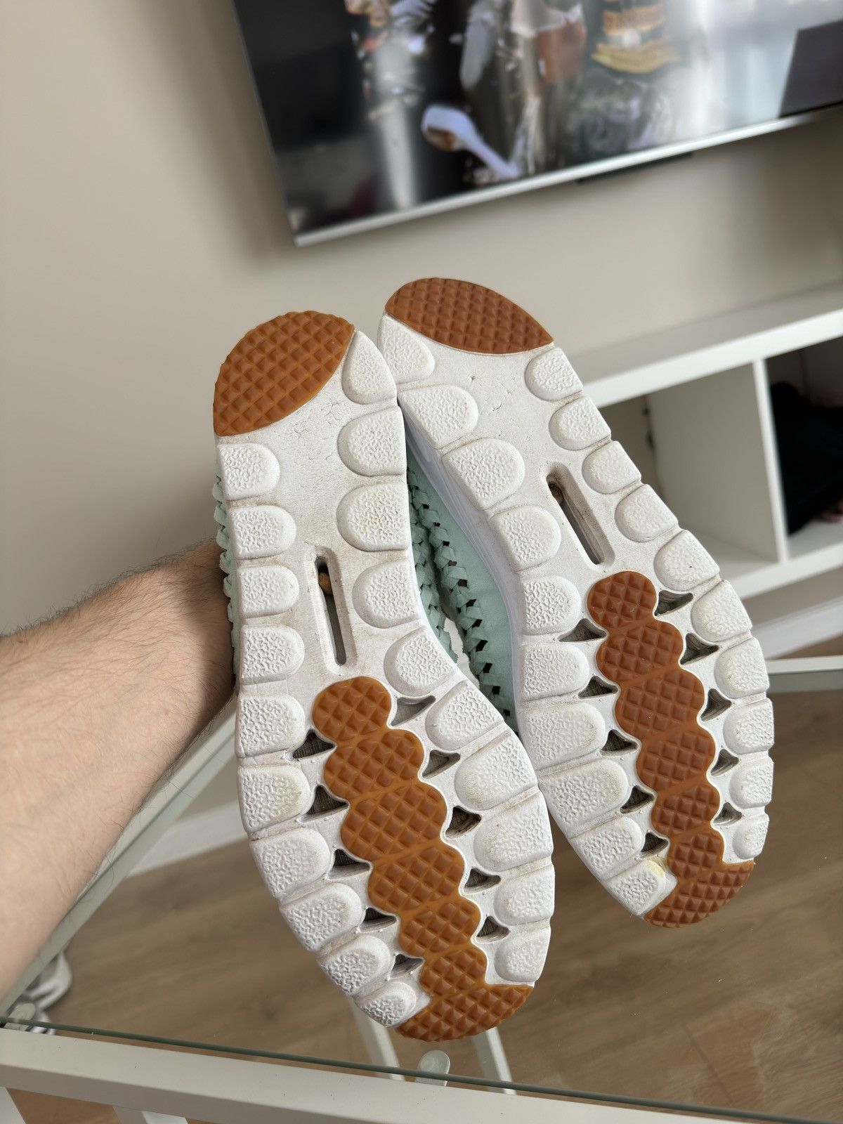 Nike Nike Mayfly Woven QS Shoes Fiberglass/White/Gum 919749-300 Size US 10 / EU 43 - 7 Thumbnail